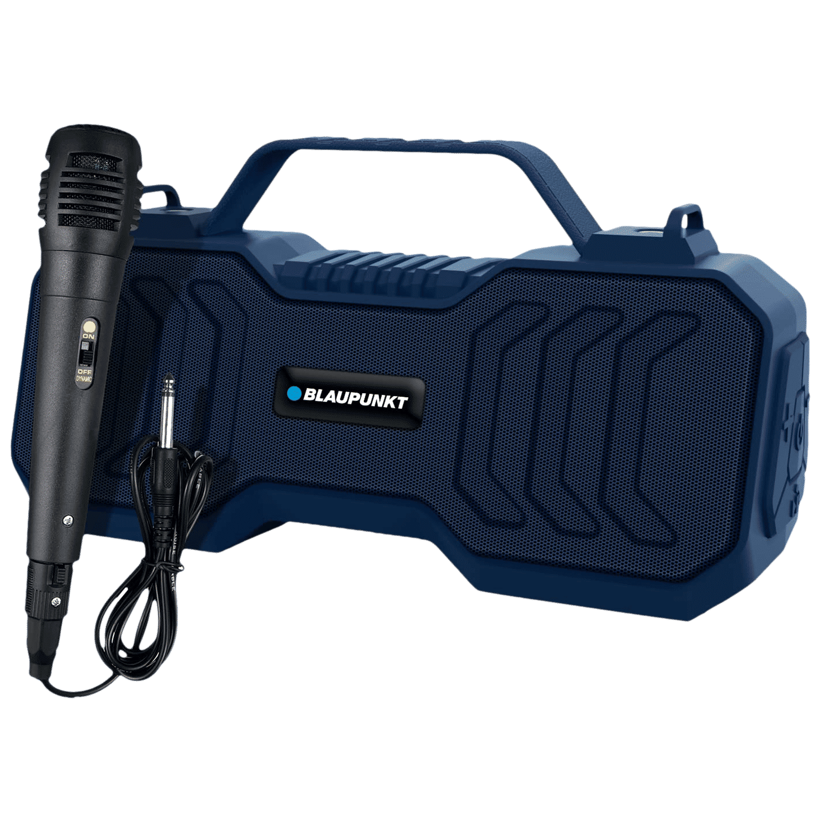 Blaupunkt Atomik BB20 20W Bluetooth Party Speaker with Mic (Karaoke Ready, 2.0 Channel, Royal Blue) Blaupunkt Atomik BB20 20W Bluetooth Party Speaker with Mic (Karaoke Ready, 2.0 Channel, Royal Blue)_1