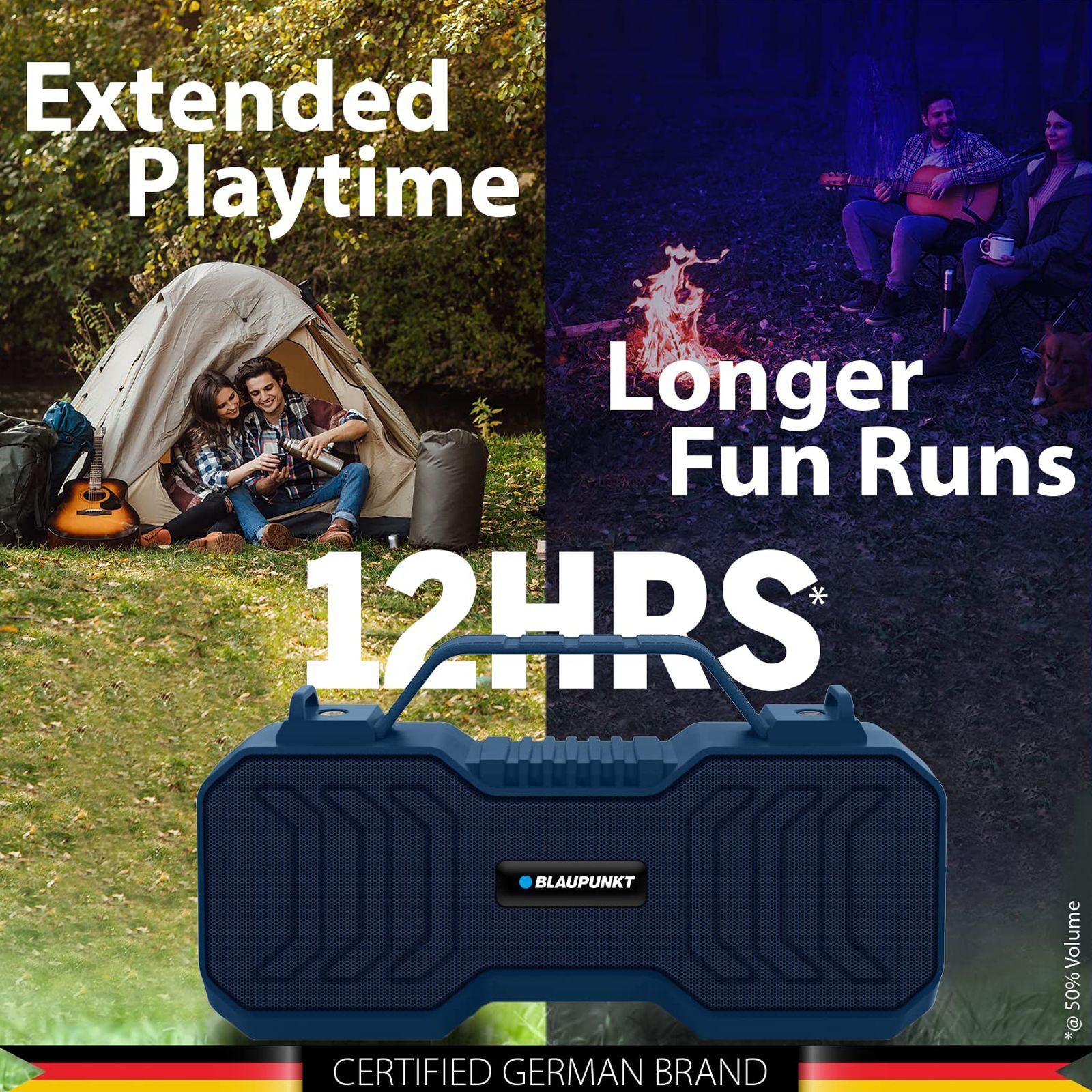 Blaupunkt Atomik BB20 20W Bluetooth Party Speaker with Mic (Karaoke Ready, 2.0 Channel, Royal Blue) Blaupunkt Atomik BB20 20W Bluetooth Party Speaker with Mic (Karaoke Ready, 2.0 Channel, Royal Blue)_8