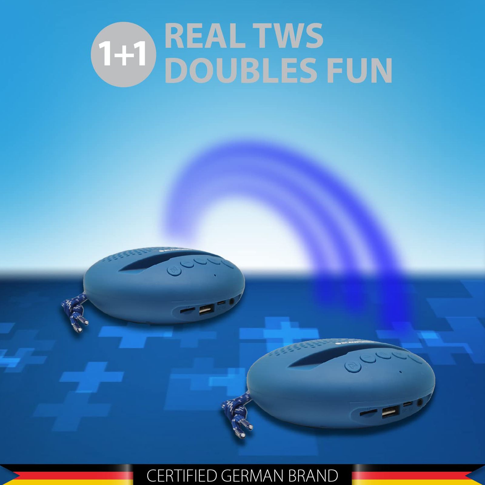 Blaupunkt BT02 5W Portable Bluetooth Speaker (52mm Speaker Driver, Mono Channel, Blue)_7