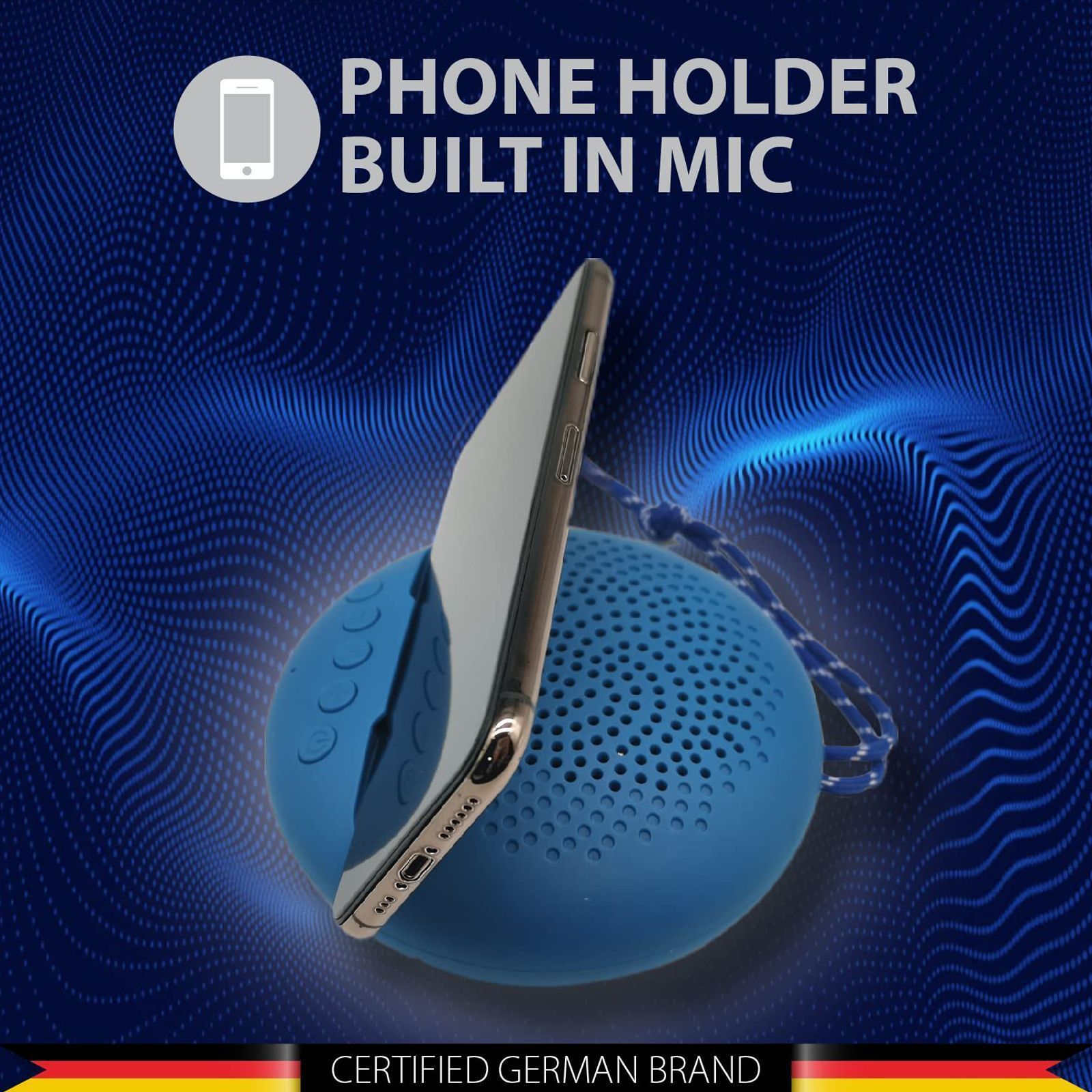 Blaupunkt BT02 5W Portable Bluetooth Speaker (52mm Speaker Driver, Mono Channel, Blue)_8