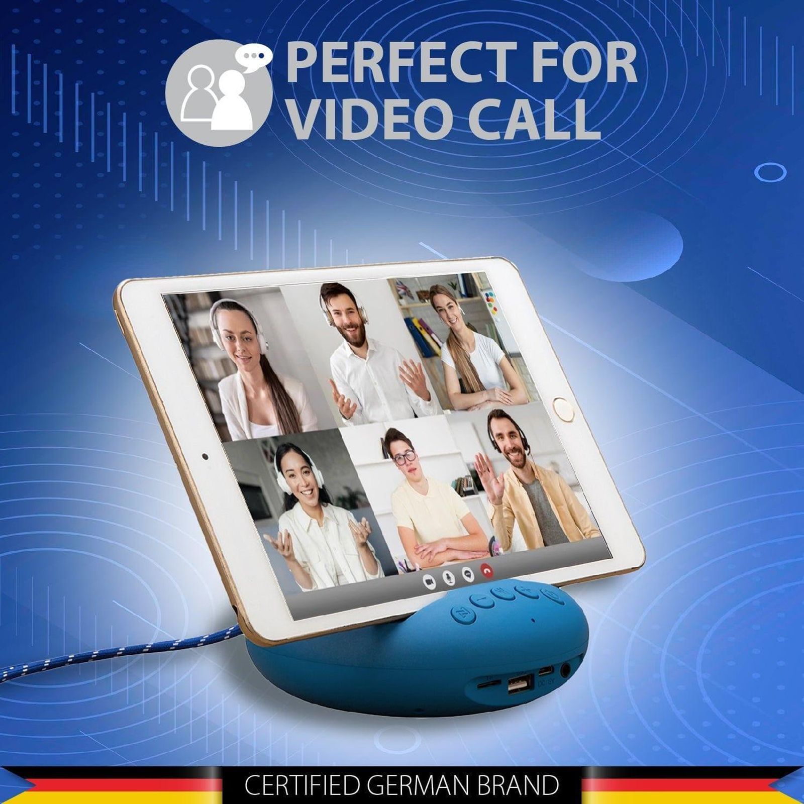 Blaupunkt BT02 5W Portable Bluetooth Speaker (52mm Speaker Driver, Mono Channel, Blue)_9