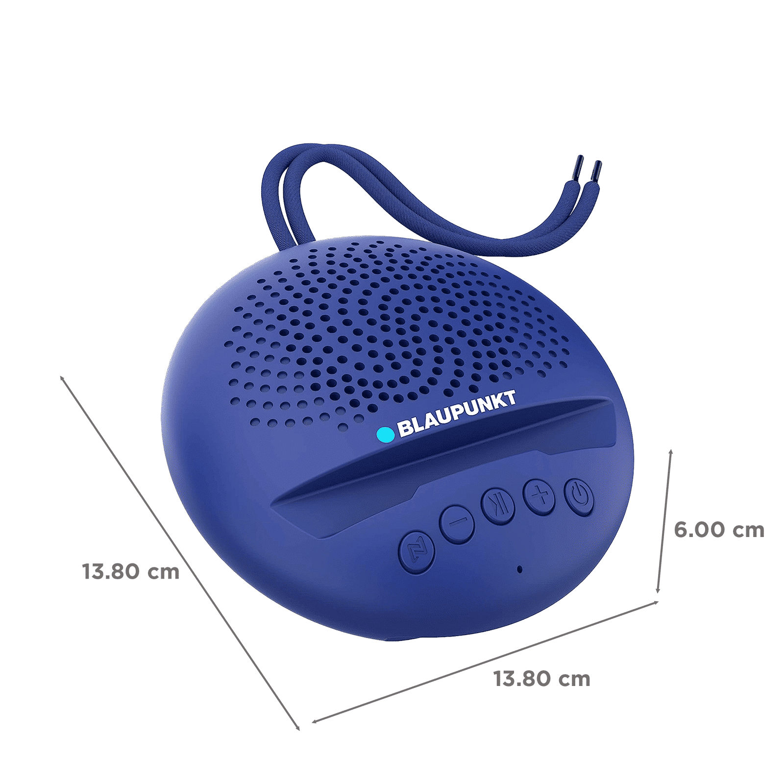 Blaupunkt BT02 5W Portable Bluetooth Speaker (52mm Speaker Driver, Mono Channel, Royal Blue)_2