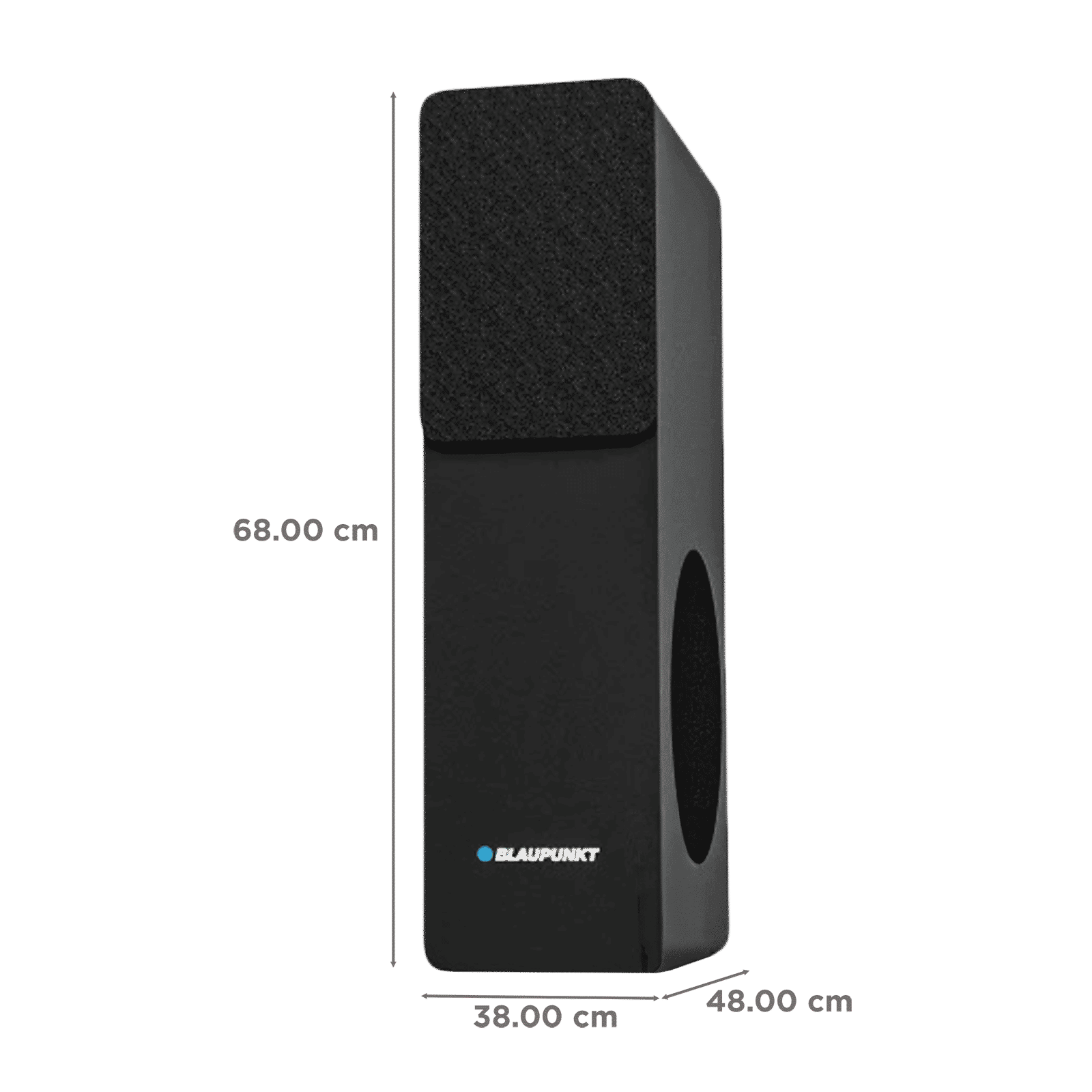 Blaupunkt TS120 120W Bluetooth Party Speaker with Mic (360 Degree Powerful Sound, 1.0 Channel, Black)_2