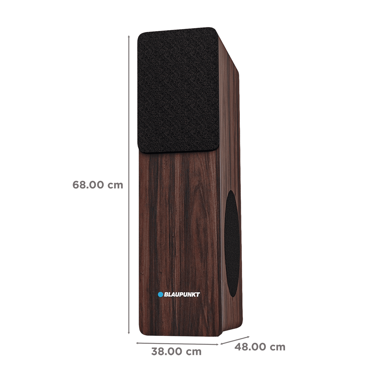 Blaupunkt TS120 120W Bluetooth Party Speaker with Mic (360 Degree Powerful Sound, 1.0 Channel, Brown)_2