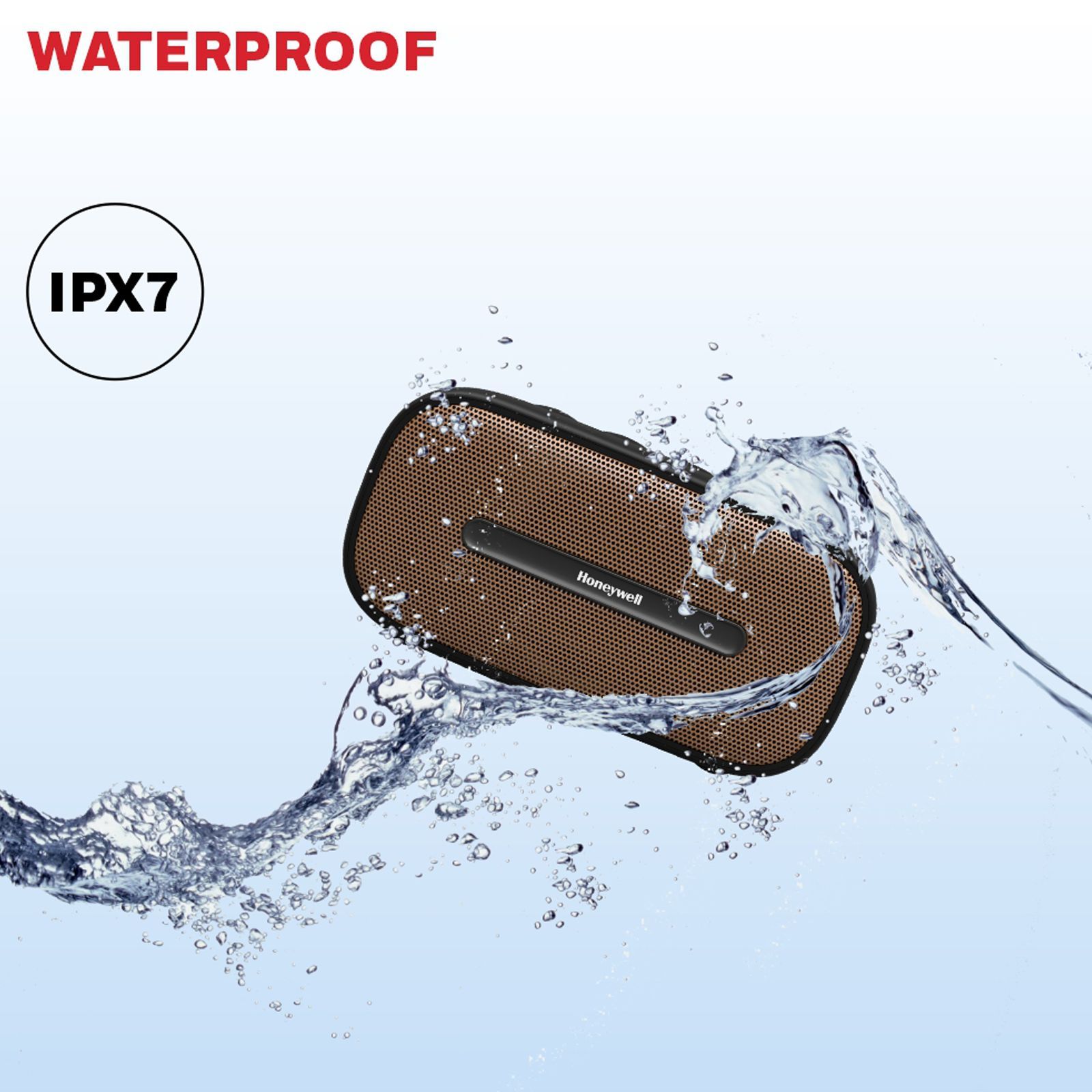 Honeywell Suono P100 5W Portable Bluetooth Speaker (IPX7 Water Proof, 52 mm Drivers, 5.0 Channel, Black)_7