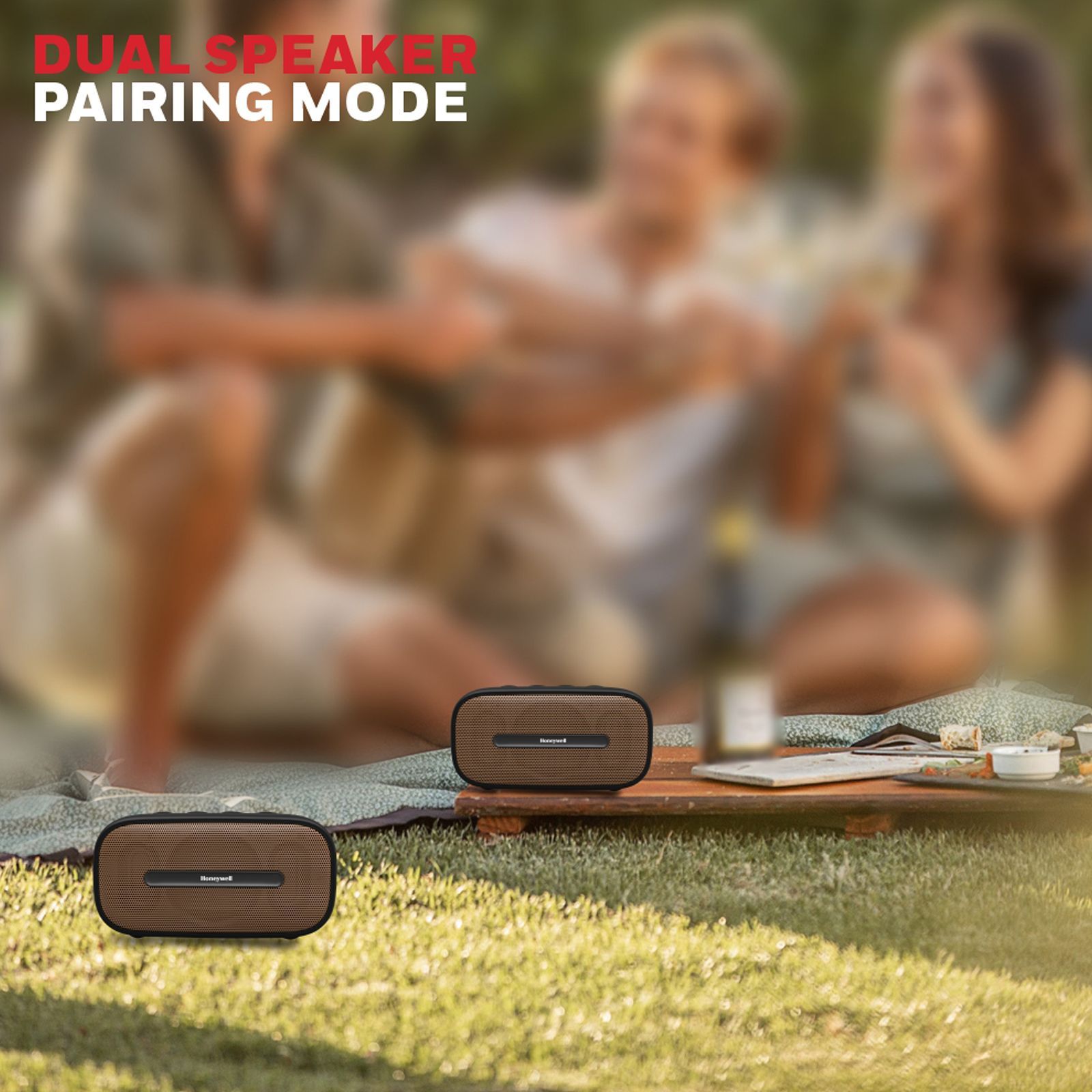 Honeywell Suono P100 5W Portable Bluetooth Speaker (IPX7 Water Proof, 52 mm Drivers, 5.0 Channel, Black)_8