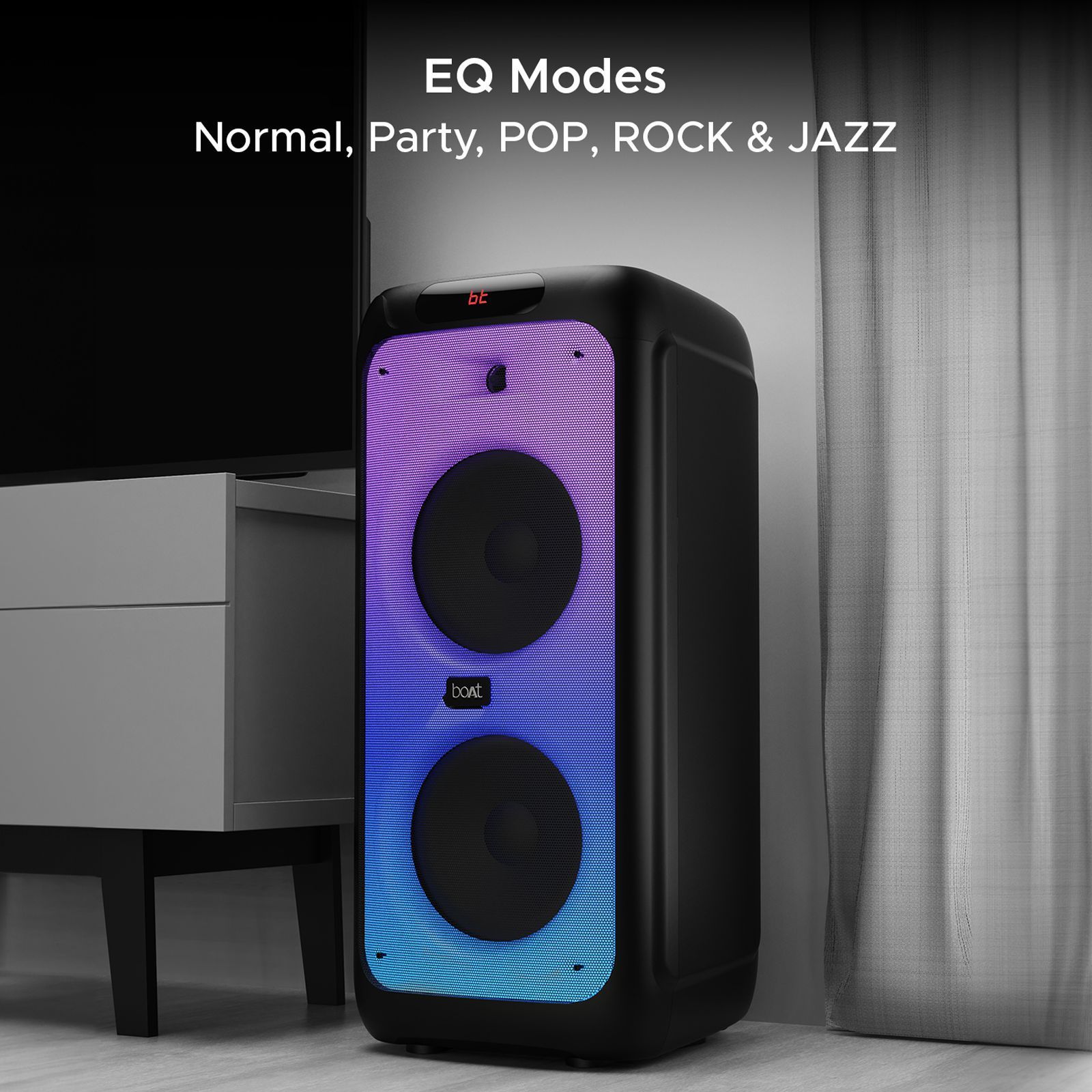 boAt Party Pal 400 160W Portable Bluetooth Speaker (Treble EQ Modes, 1.0 Channel, Black) boAt Party Pal 400 160W Portable Bluetooth Speaker (Treble EQ Modes, 1.0 Channel, Black)_10