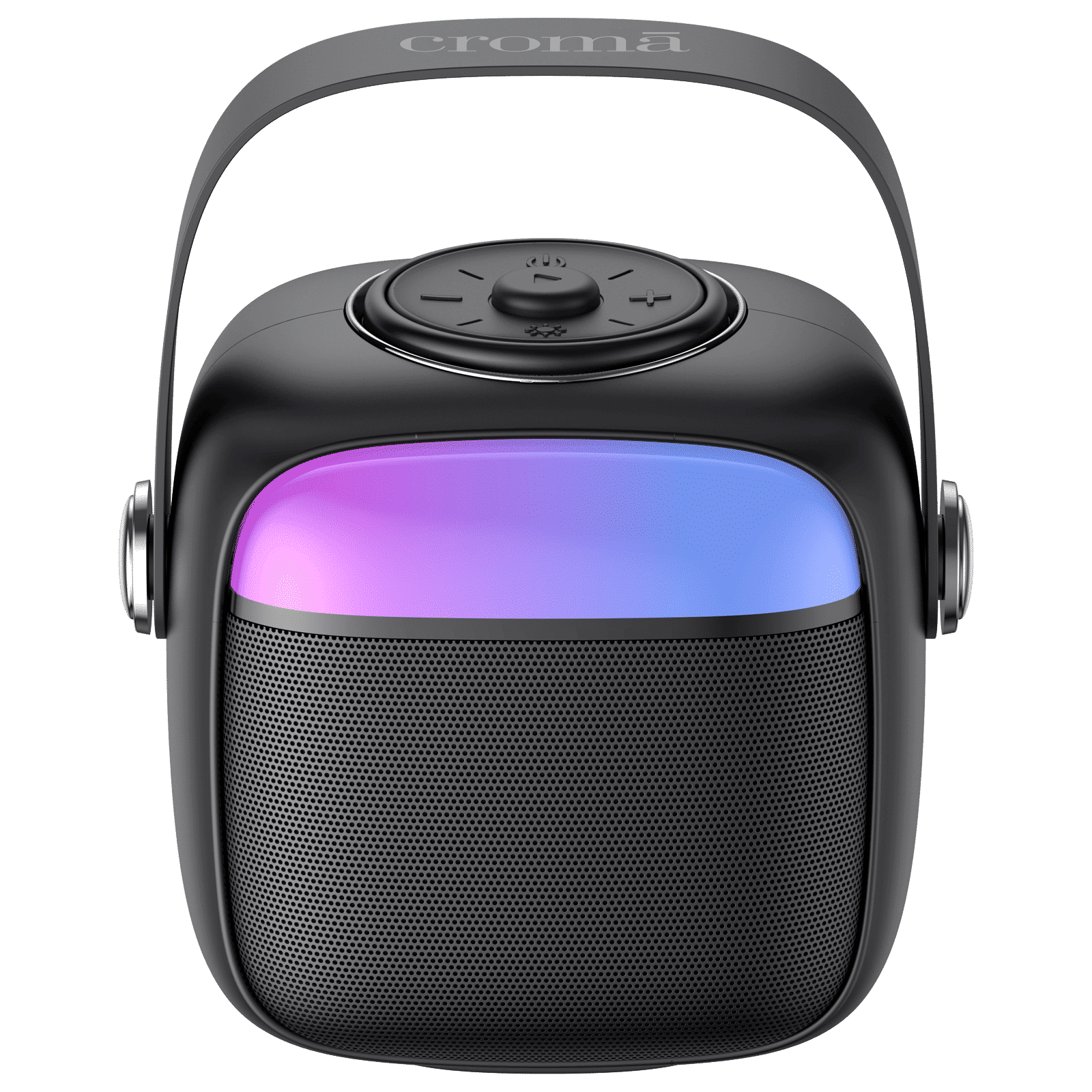 Croma 5W Portable Bluetooth Speaker (Ambient LED Light, Mono Channel, Black)_5