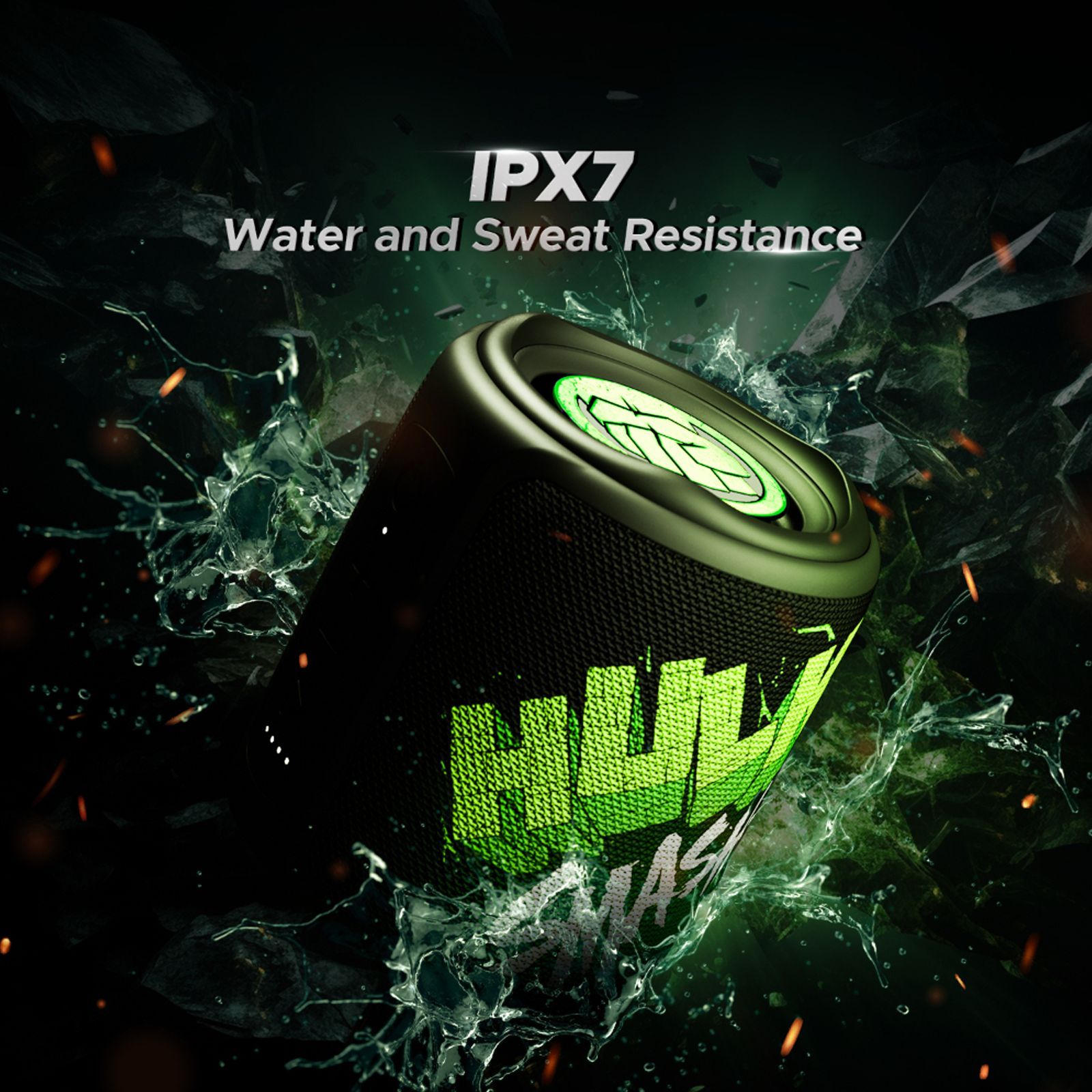 boAt Stone 350 Hulk Edition 10W Portable Bluetooth Speaker (IPX7 Water Resistant, 12 Hours Playback, Green Fury)_6