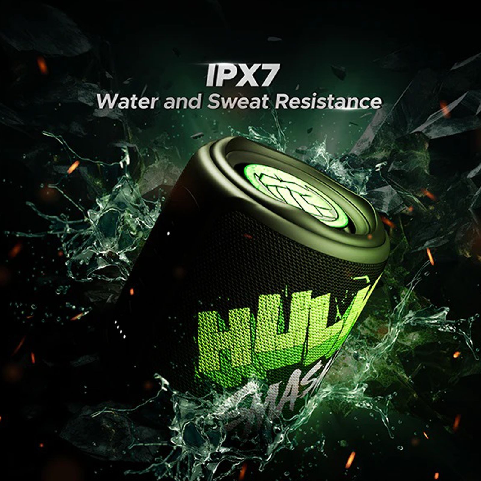boAt Stone 352 Hulk Edition 10W Portable Bluetooth Speaker (IPX7 Water Resistant, Stereo Sound, Green Fury) boAt Stone 352 Hulk Edition 10W Portable Bluetooth Speaker (IPX7 Water Resistant, Stereo Sound, Green Fury)_6