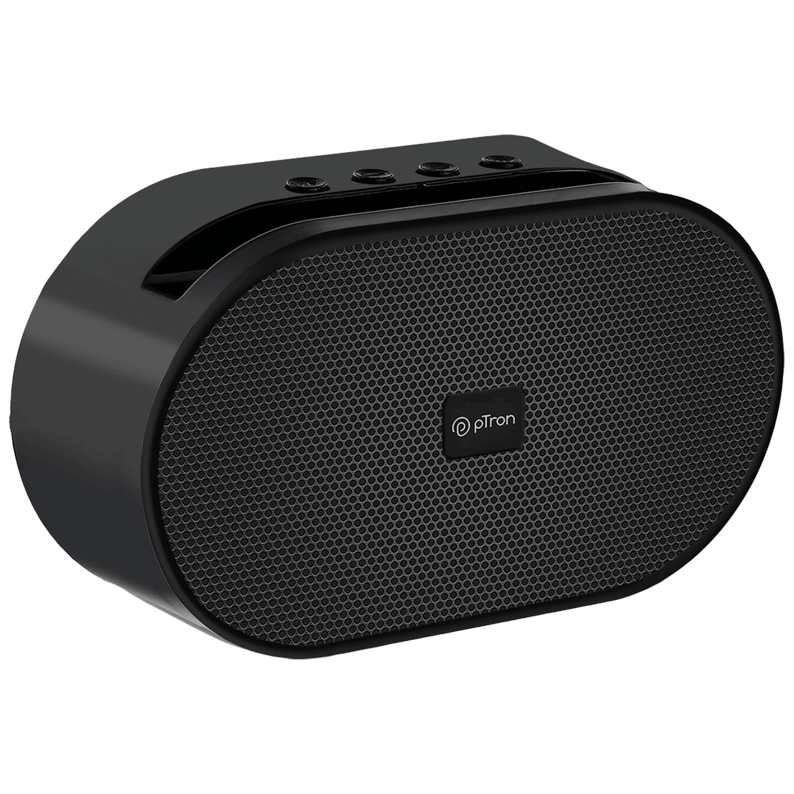 pTron Fusion Hook 6W Portable Bluetooth Speaker (52mm Dynamic Driver, Coal Black) pTron Fusion Hook 6W Portable Bluetooth Speaker (52mm Dynamic Driver, Coal Black)_1