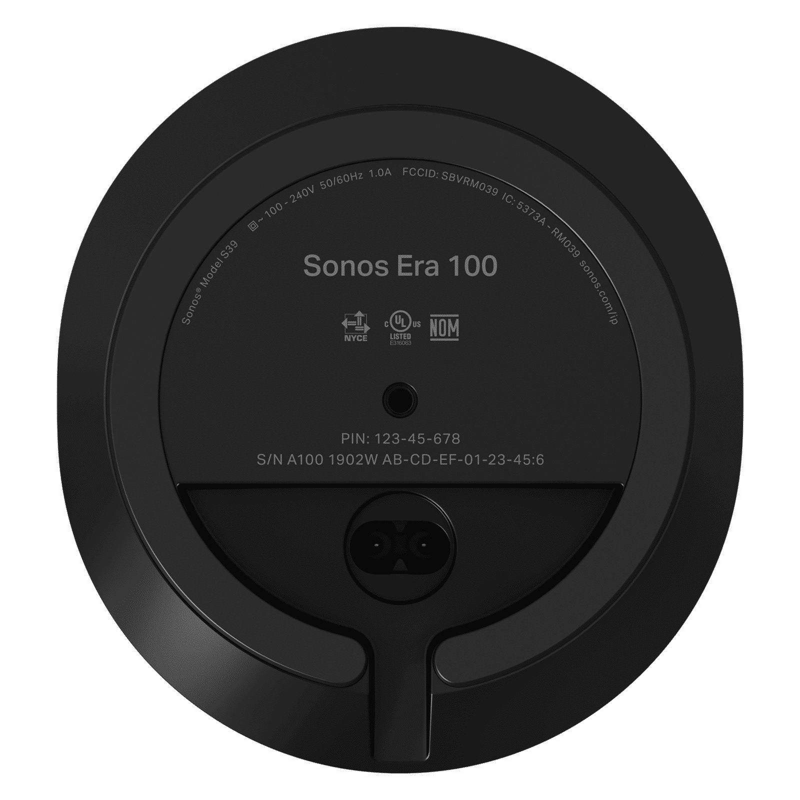 SONOS Era 100  (Next Gen) with Built-in Alexa Smart Wi-Fi Speaker (Touch Control, Black)_6