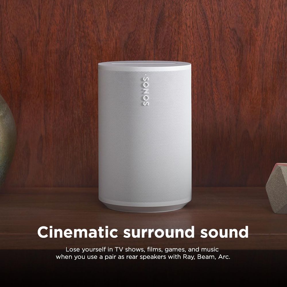 SONOS Era 100 (Next Gen) with Built-in Alexa Smart Wi-Fi Speaker (Touch Control, White)_16