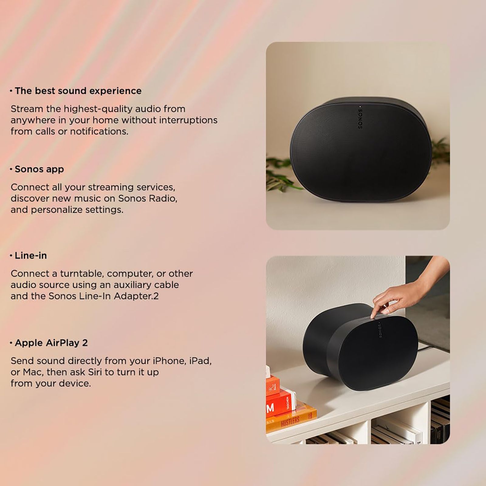 SONOS Era 300 (Gen 2) with Built-in Alexa Smart Wi-Fi Speaker (Touch Control, Black) SONOS Era 300 (Gen 2) with Built-in Alexa Smart Wi-Fi Speaker (Touch Control, Black)_15