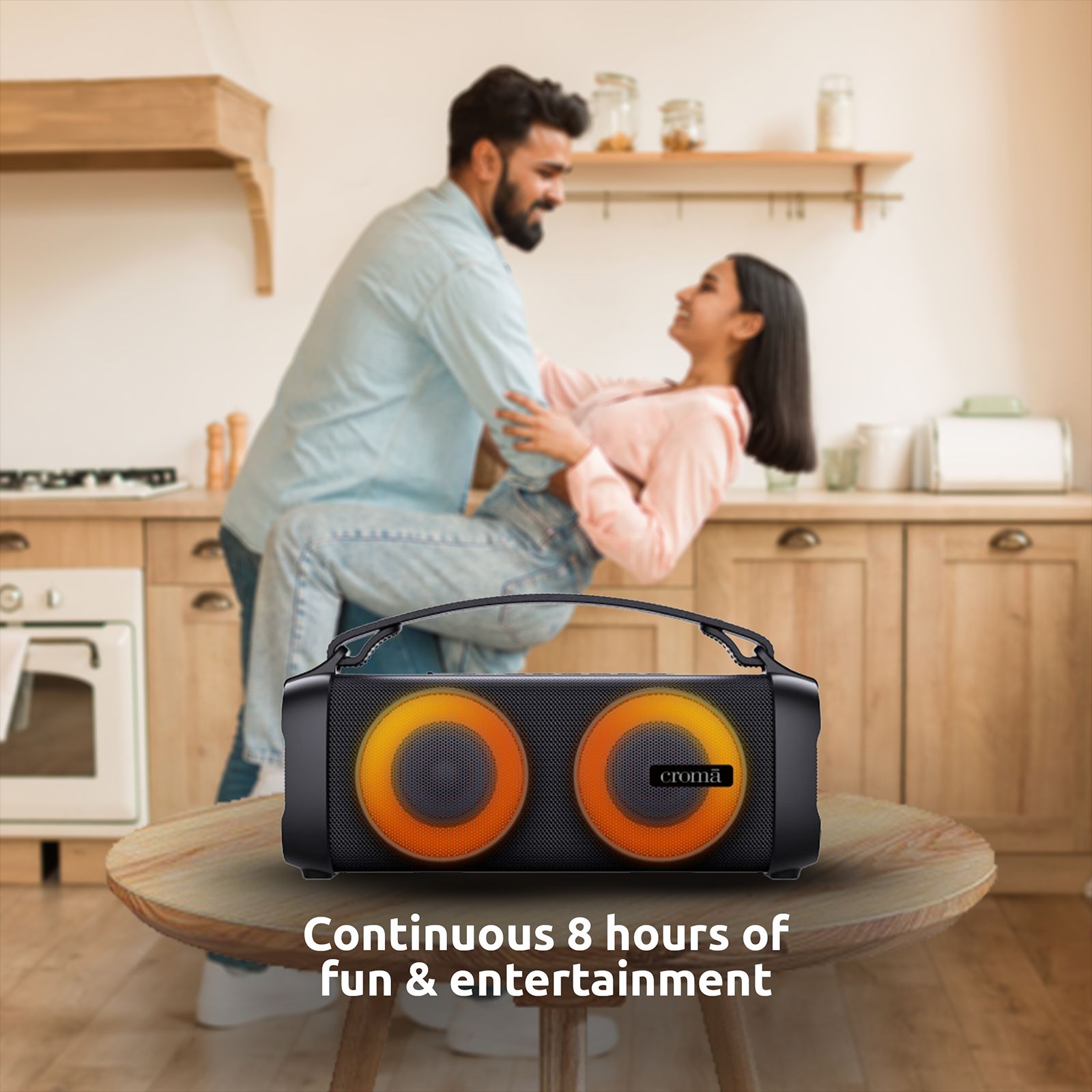 Croma 10W Portable Bluetooth Speaker (TWS Speaker Connectivity, Black)_10