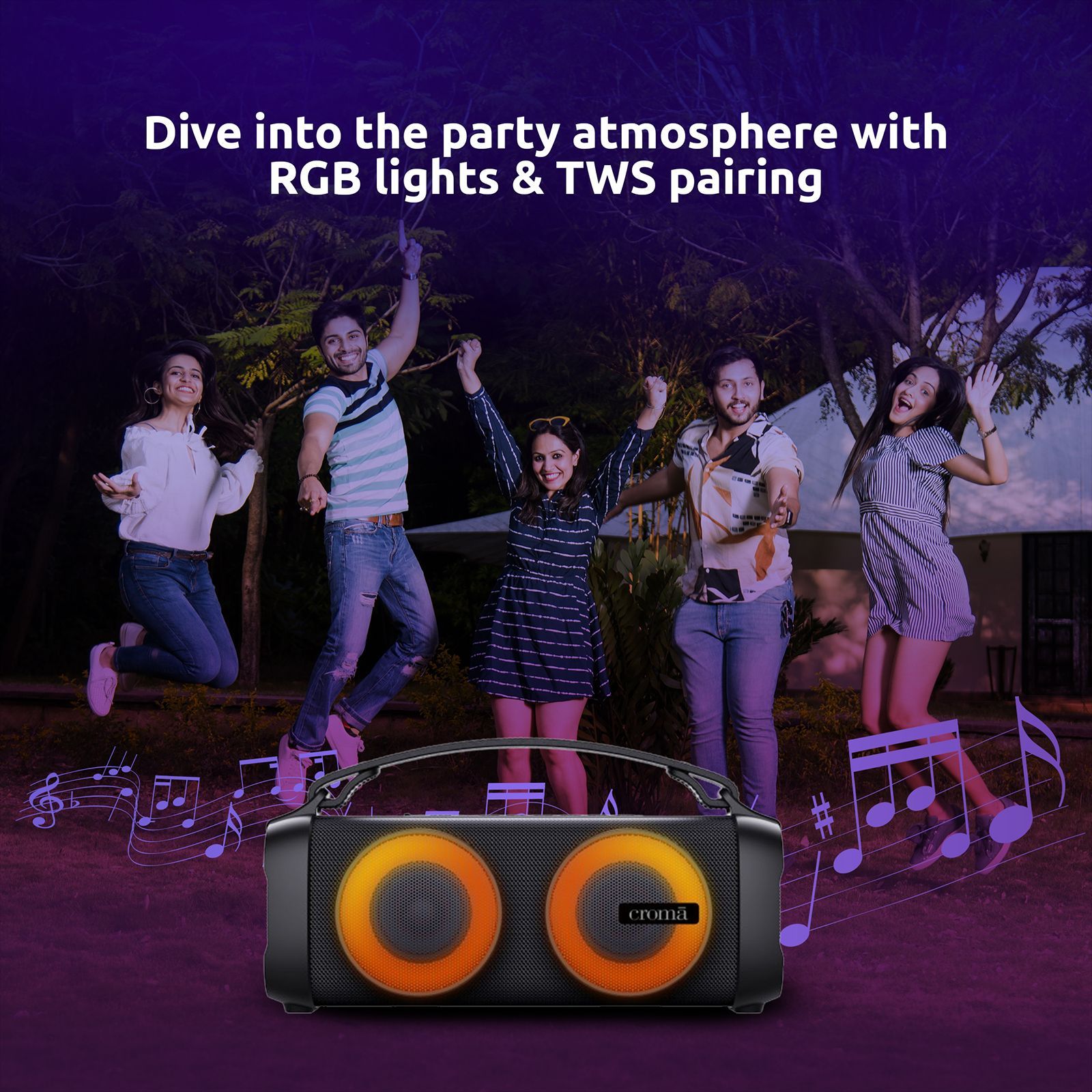 Croma 10W Portable Bluetooth Speaker (TWS Speaker Connectivity, Black)_11