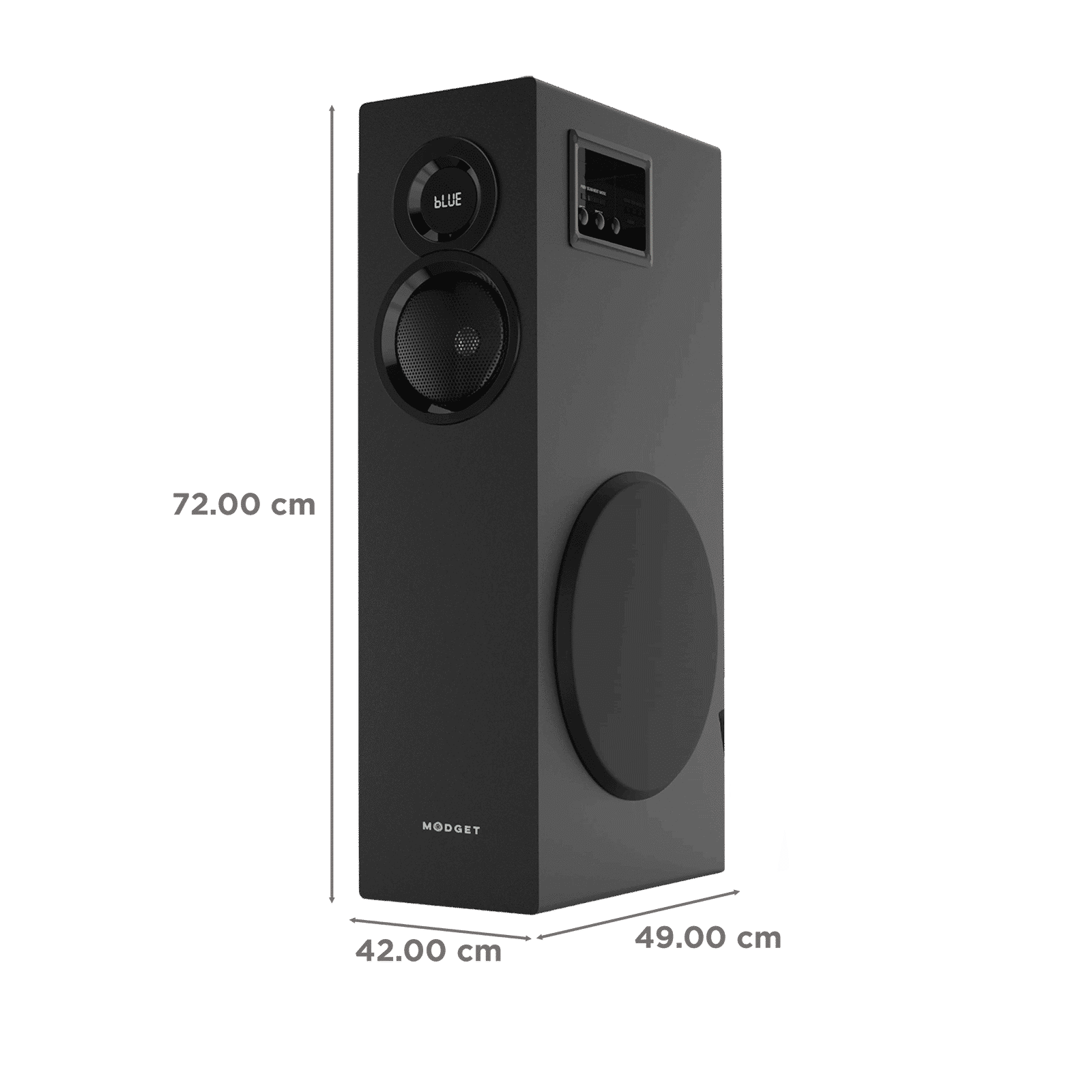 MODGET TORO 150W Multimedia Speaker (Bluetooth Connectivity, 2.1 Channel, Black)_2