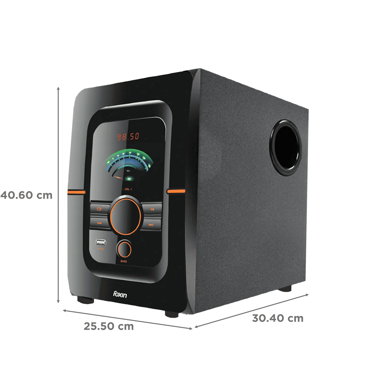 foxin FMS 4450 85W Multimedia Speaker (Dual Connectivity, 4.2 Channel, Black) foxin FMS 4450 85W Multimedia Speaker (Dual Connectivity, 4.2 Channel, Black)_2