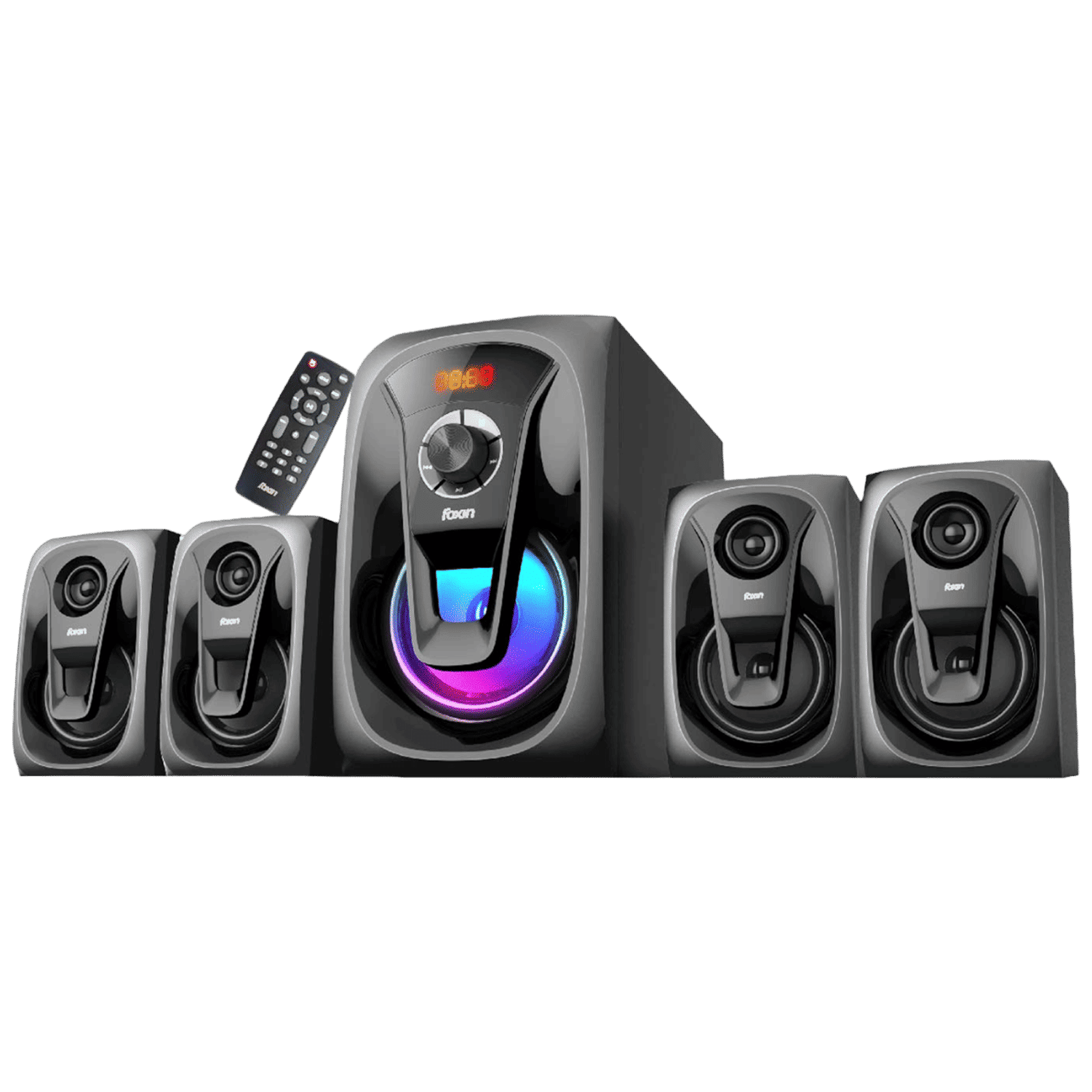 foxin FMS 5400 90W Multimedia Speaker (Bluetooth Connectivity, 4.1 Channel, Black)_1