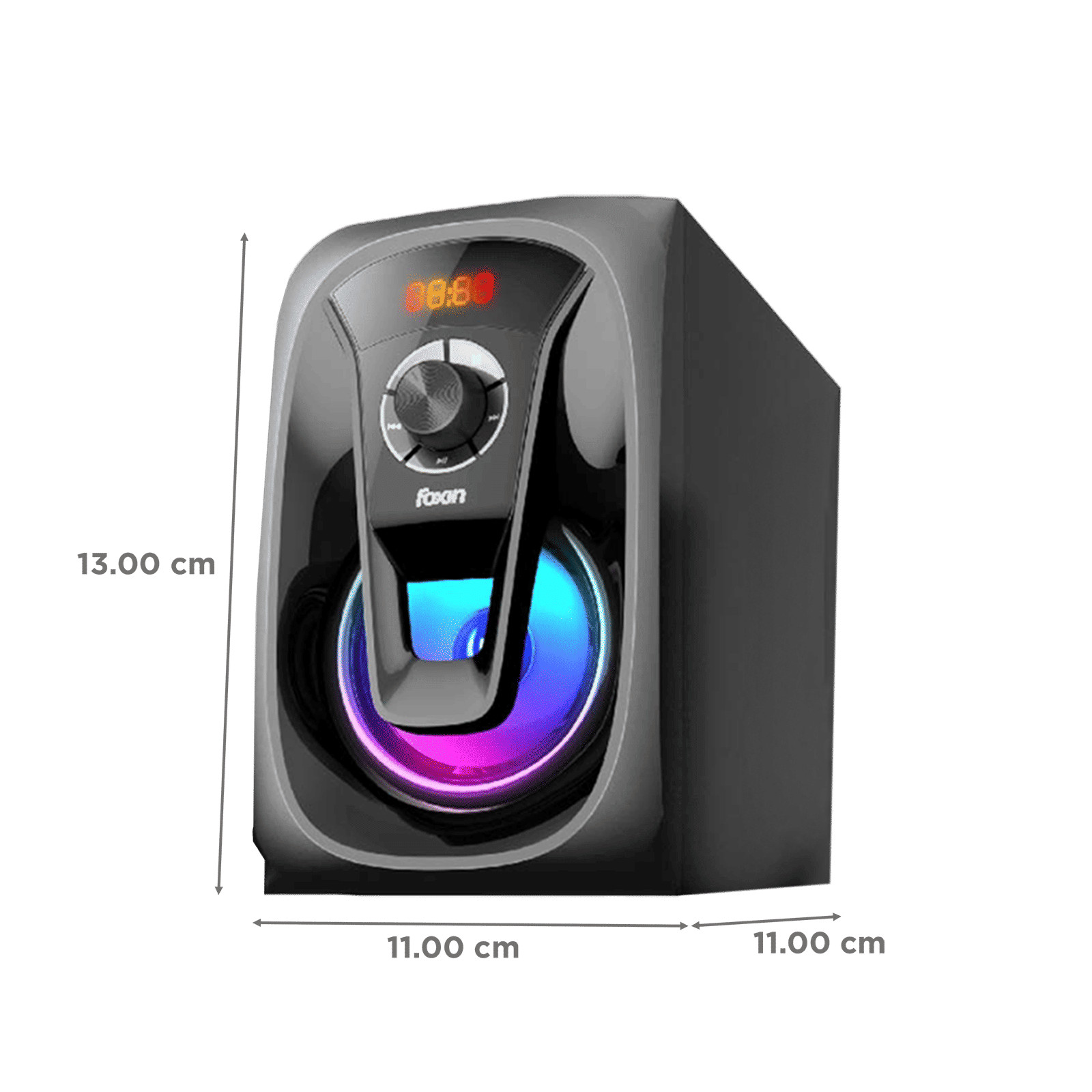 foxin FMS 5400 90W Multimedia Speaker (Bluetooth Connectivity, 4.1 Channel, Black)_2