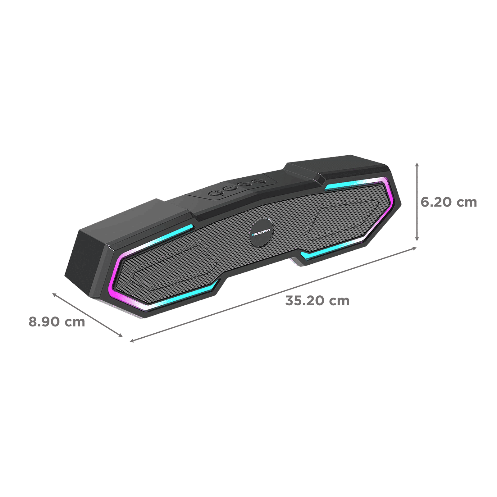 BLAUPUNKT SBA15 Gaming 16W Bluetooth Soundbar (HD Sound, 2.1 Channel, Black)_2