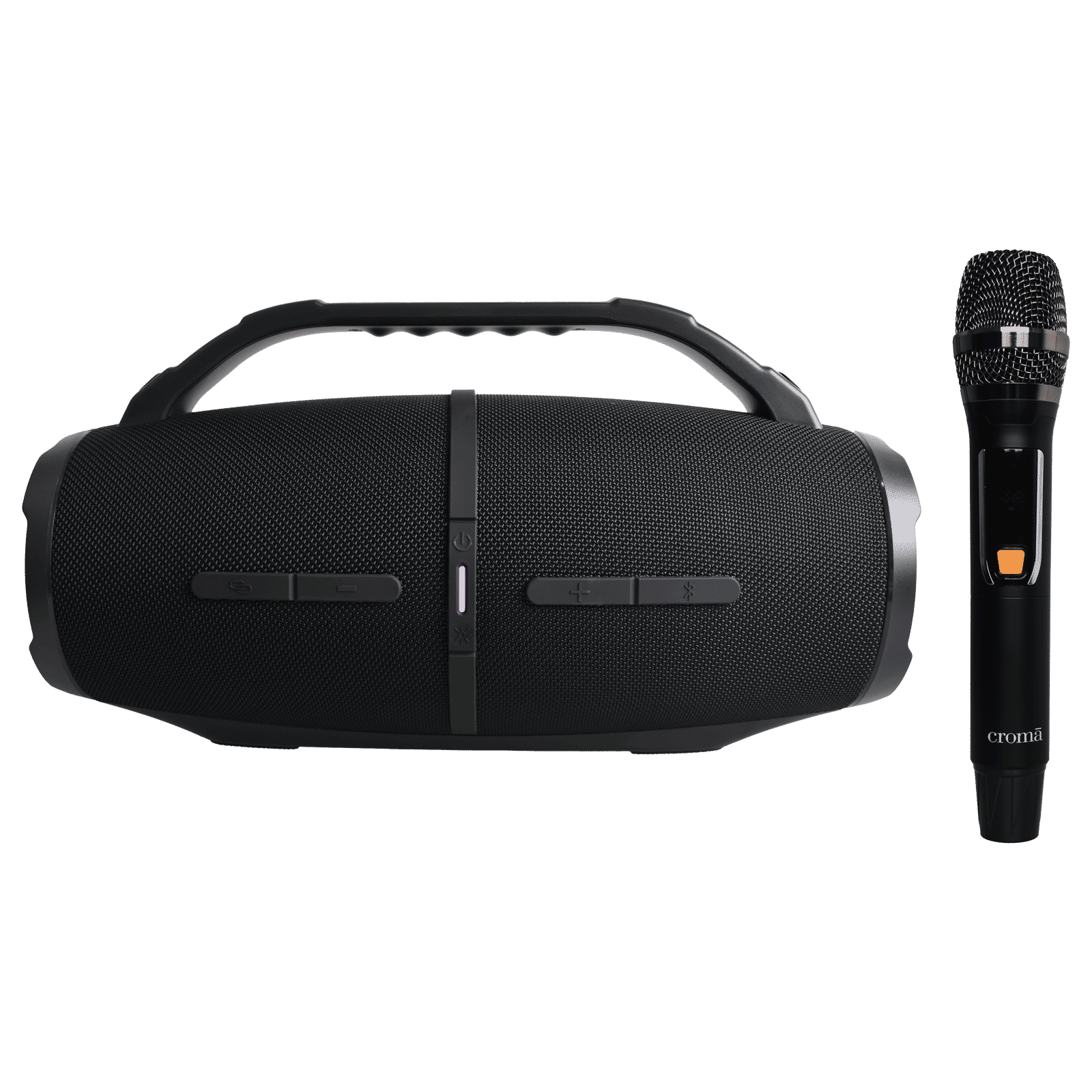 Croma 60W RMS Boombox with Portable Handle (IP67 Water Resistant, 5H Playback, 2.0 Channel, Black) Croma 60W RMS Boombox with Portable Handle (IP67 Water Resistant, 5H Playback, 2.0 Channel, Black)_1