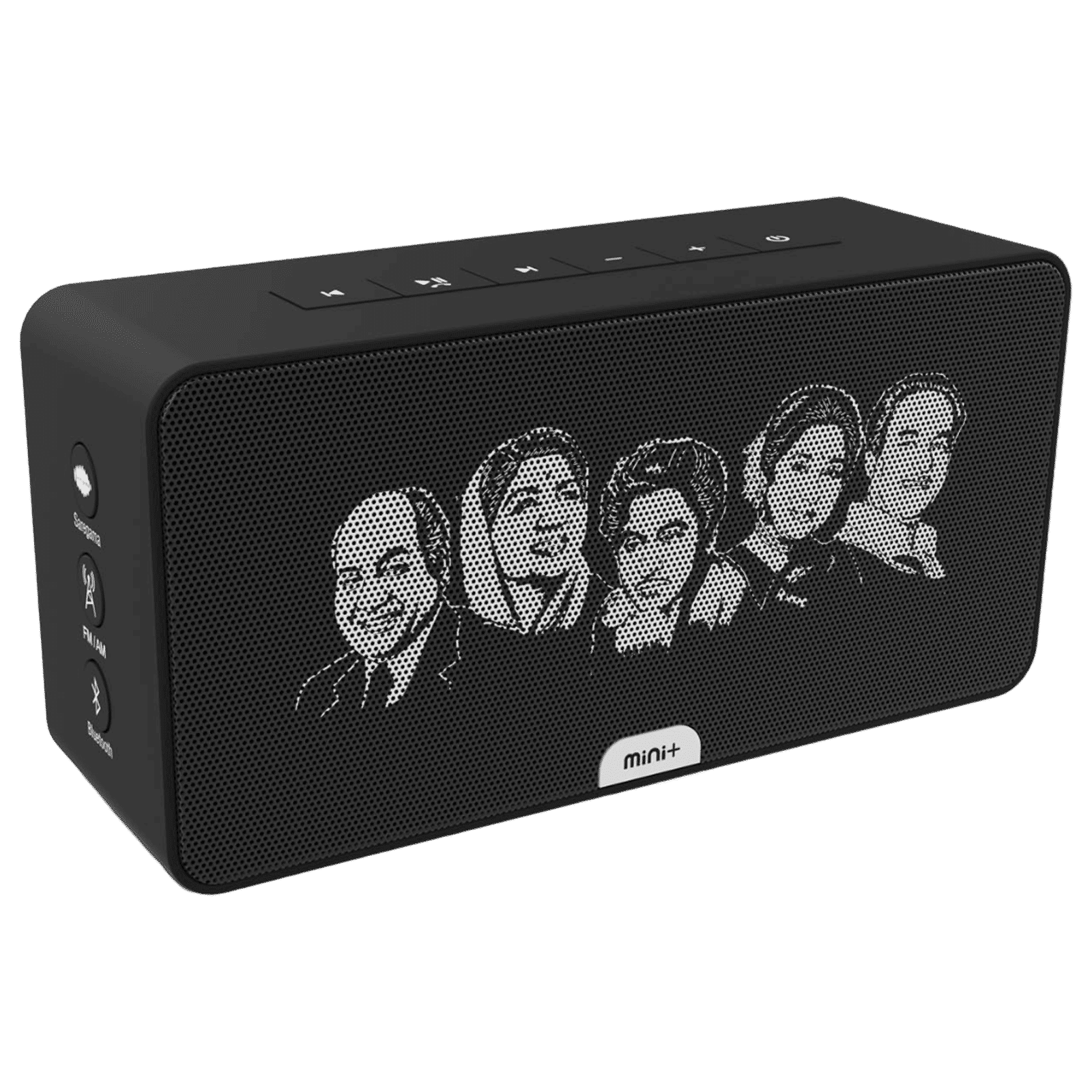 SAREGAMA Carvaan Mini Plus 10 Watts Portable  Bluetooth Speaker (Handsfree Calling, SCMP130, Moonlight Black)_4