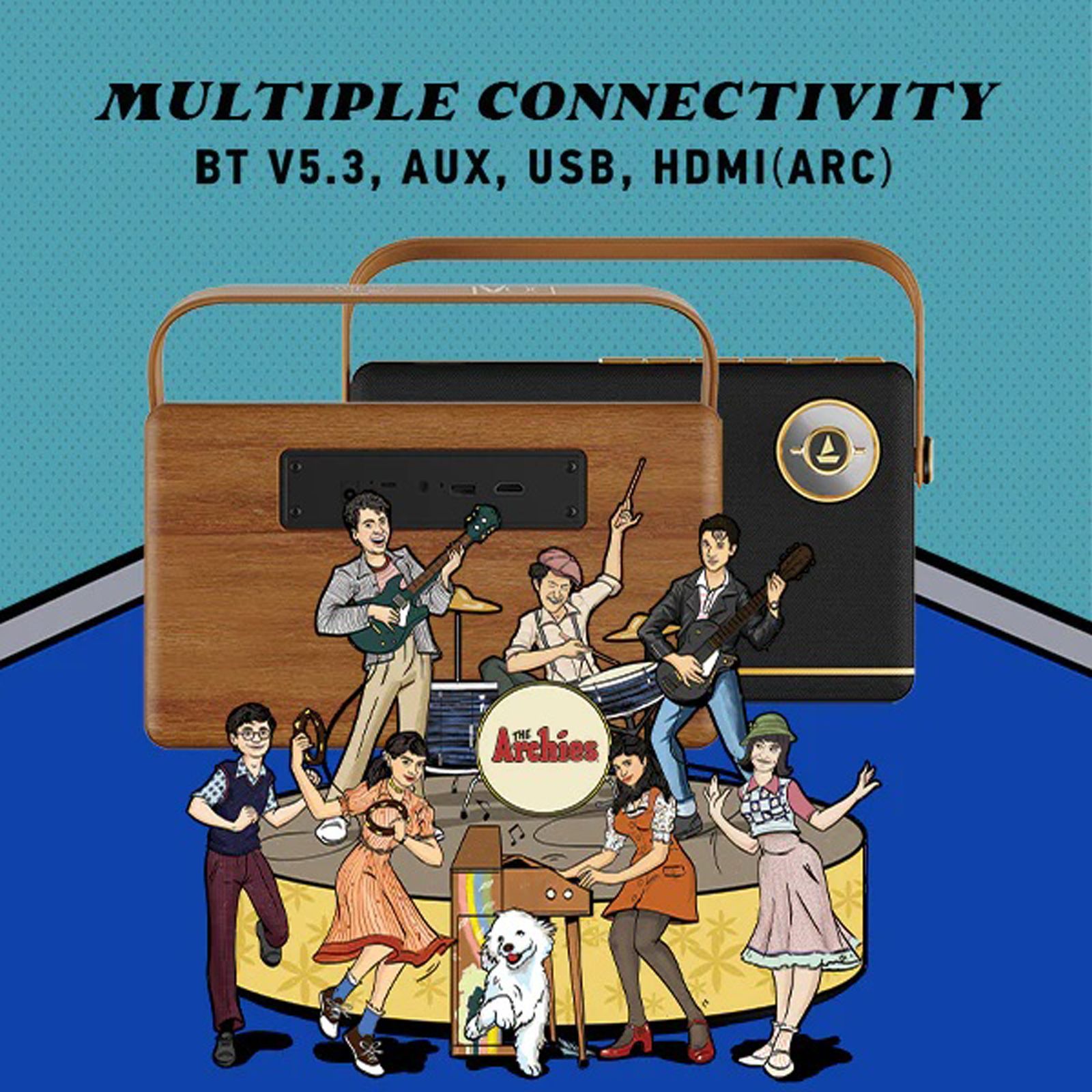 boAt Stone Majestic Riverdale Rocker 90W Portable Bluetooth Speaker (Dual Full Range Drivers, Black Jukebox) boAt Stone Majestic Riverdale Rocker 90W Portable Bluetooth Speaker (Dual Full Range Drivers, Black Jukebox)_9