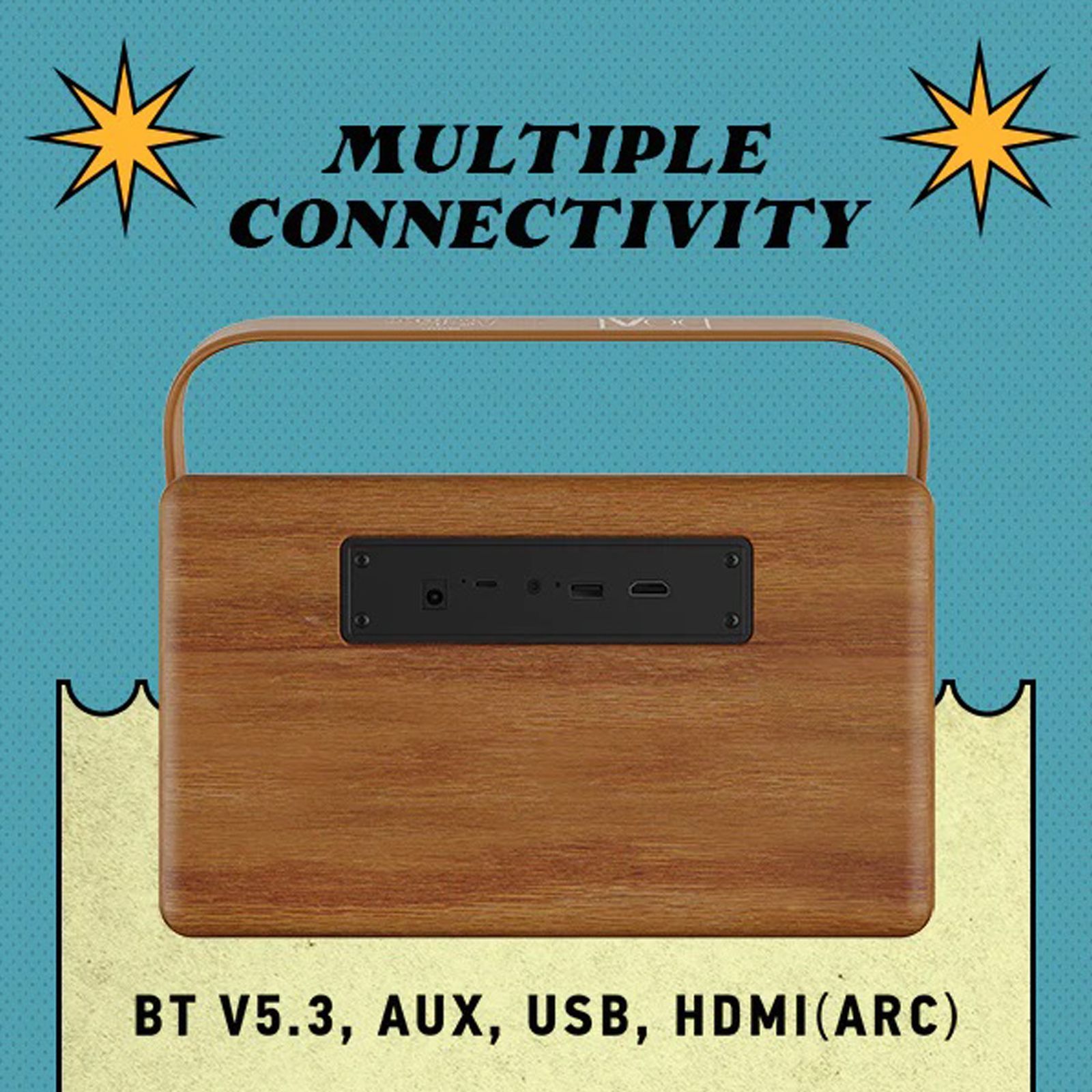 boAt Stone Majestic Riverdale Rocker 90W Portable Bluetooth Speaker (Dual Full Range Drivers, Black Jukebox) boAt Stone Majestic Riverdale Rocker 90W Portable Bluetooth Speaker (Dual Full Range Drivers, Black Jukebox)_4