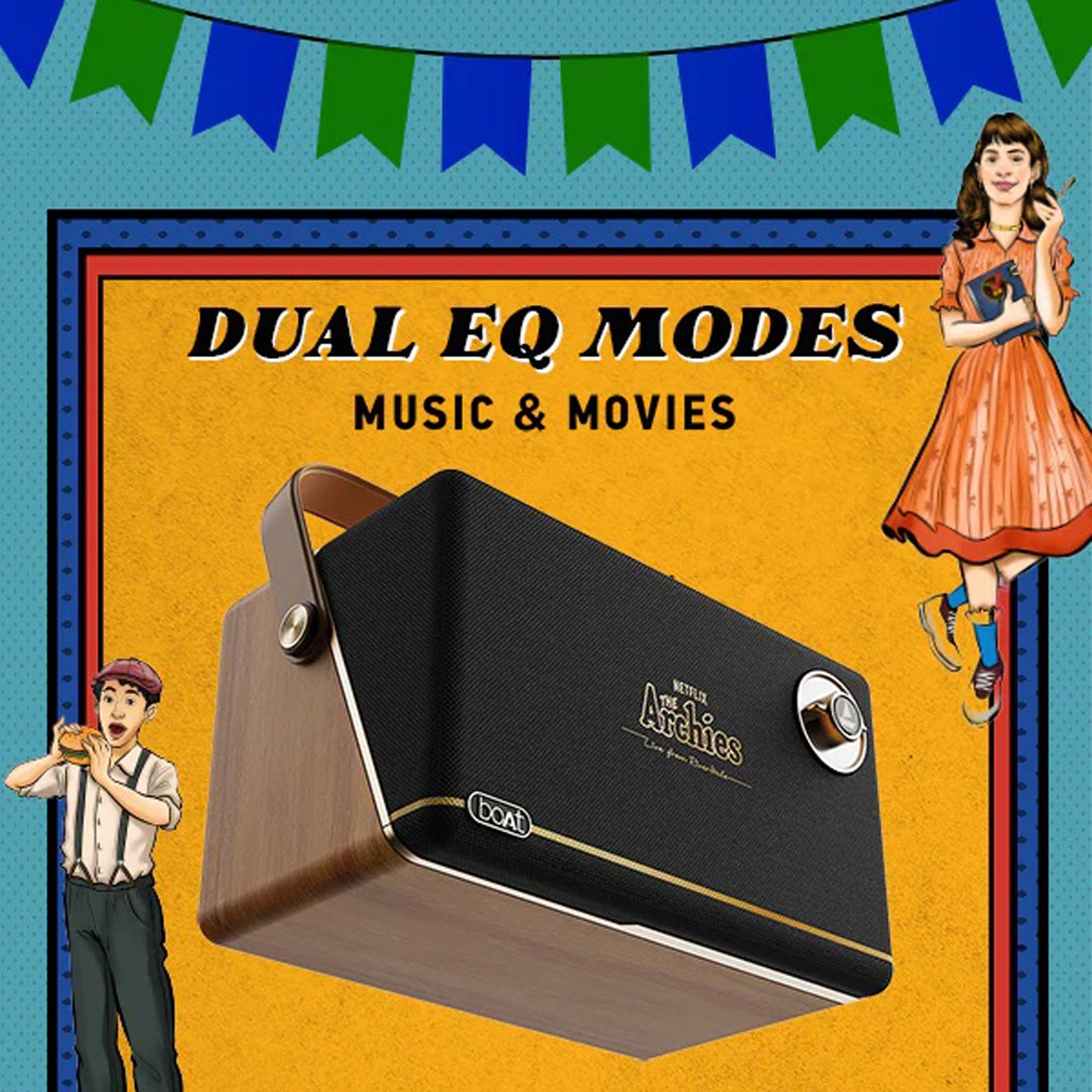 boAt Stone Majestic Riverdale Rocker 90W Portable Bluetooth Speaker (Dual Full Range Drivers, Black Jukebox) boAt Stone Majestic Riverdale Rocker 90W Portable Bluetooth Speaker (Dual Full Range Drivers, Black Jukebox)_6