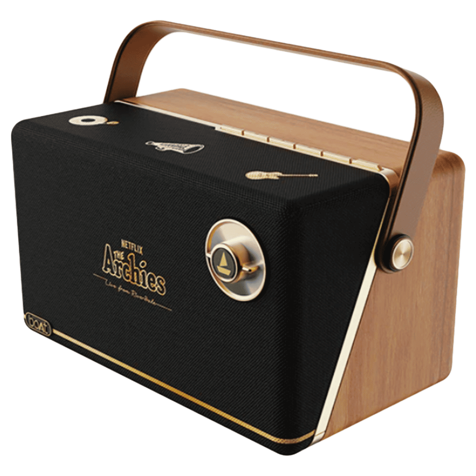 boAt Stone Majestic Riverdale Rocker 90W Portable Bluetooth Speaker (Dual Full Range Drivers, Black Jukebox) boAt Stone Majestic Riverdale Rocker 90W Portable Bluetooth Speaker (Dual Full Range Drivers, Black Jukebox)_1