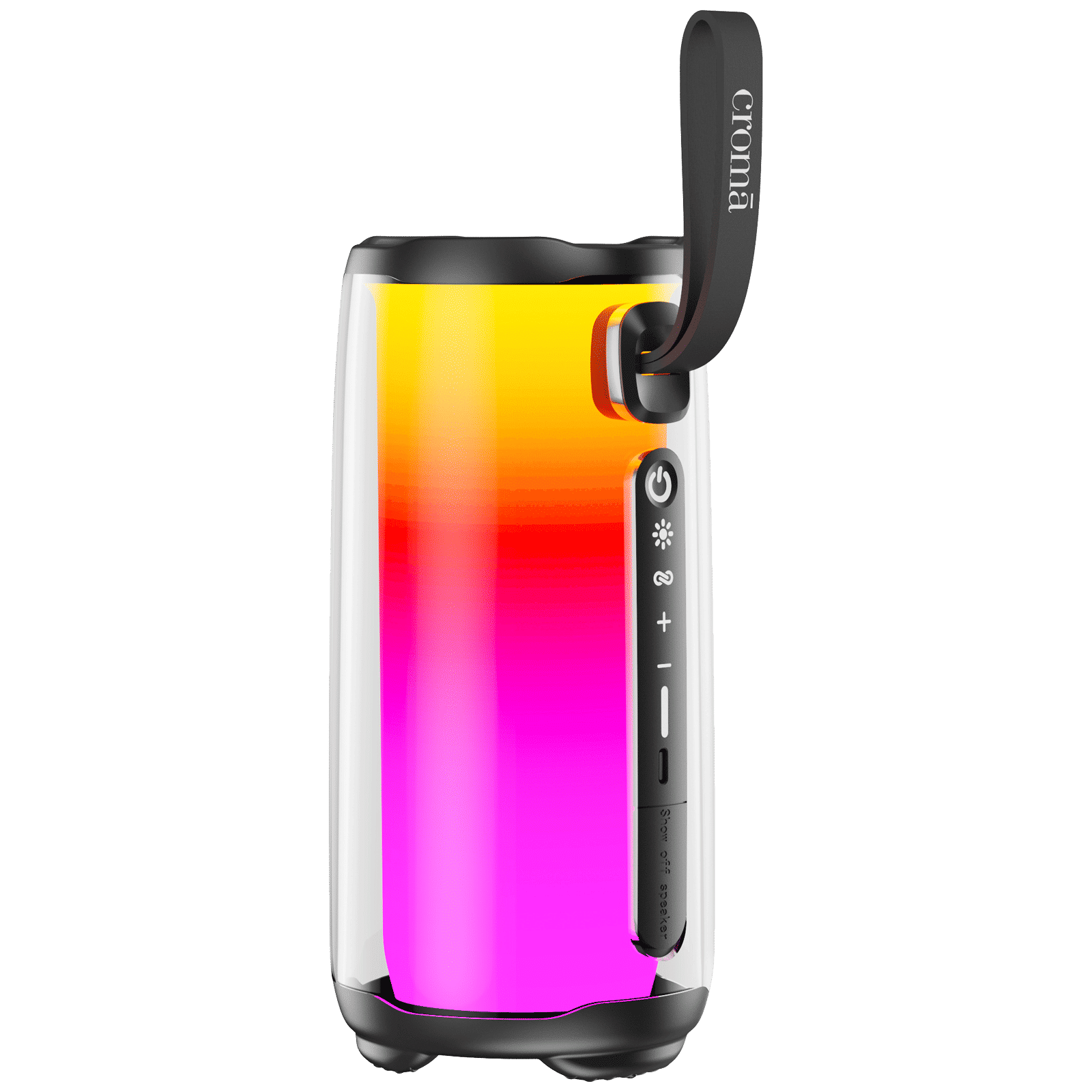 Croma 10W Portable Bluetooth Speaker (RGB Light, 5 Hours Playback, Mono Channel, Black)_4