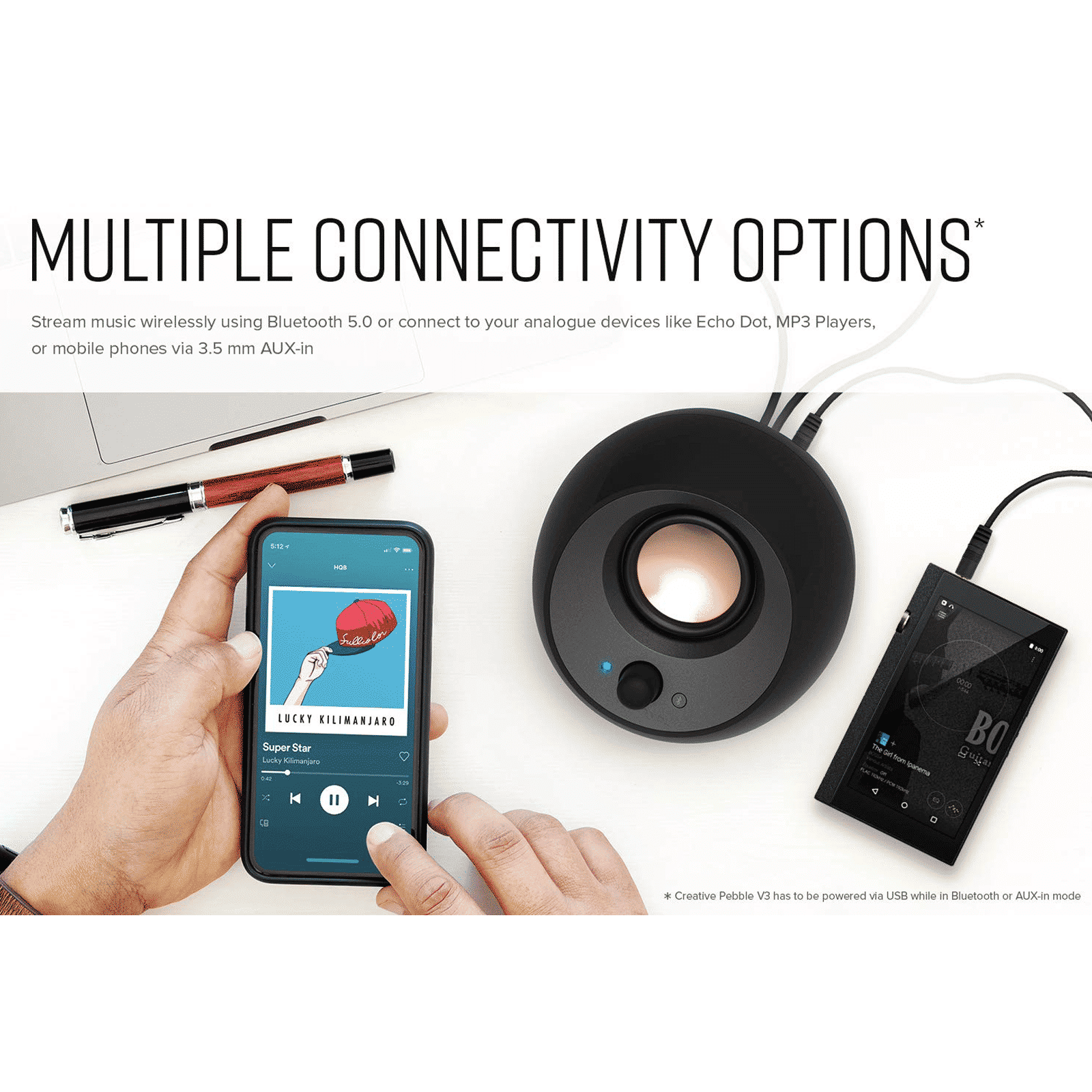 Creative Pebble V3 16W Multimedia Speaker (45 Degree Elevated Drivers, 2.0 Channel, Black) Creative Pebble V3 16W Multimedia Speaker (45 Degree Elevated Drivers, 2.0 Channel, Black)_6