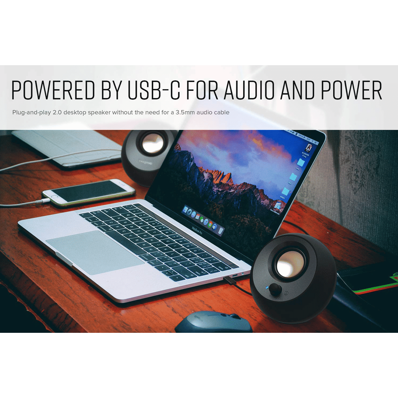 Creative Pebble V3 16W Multimedia Speaker (45 Degree Elevated Drivers, 2.0 Channel, Black) Creative Pebble V3 16W Multimedia Speaker (45 Degree Elevated Drivers, 2.0 Channel, Black)_4