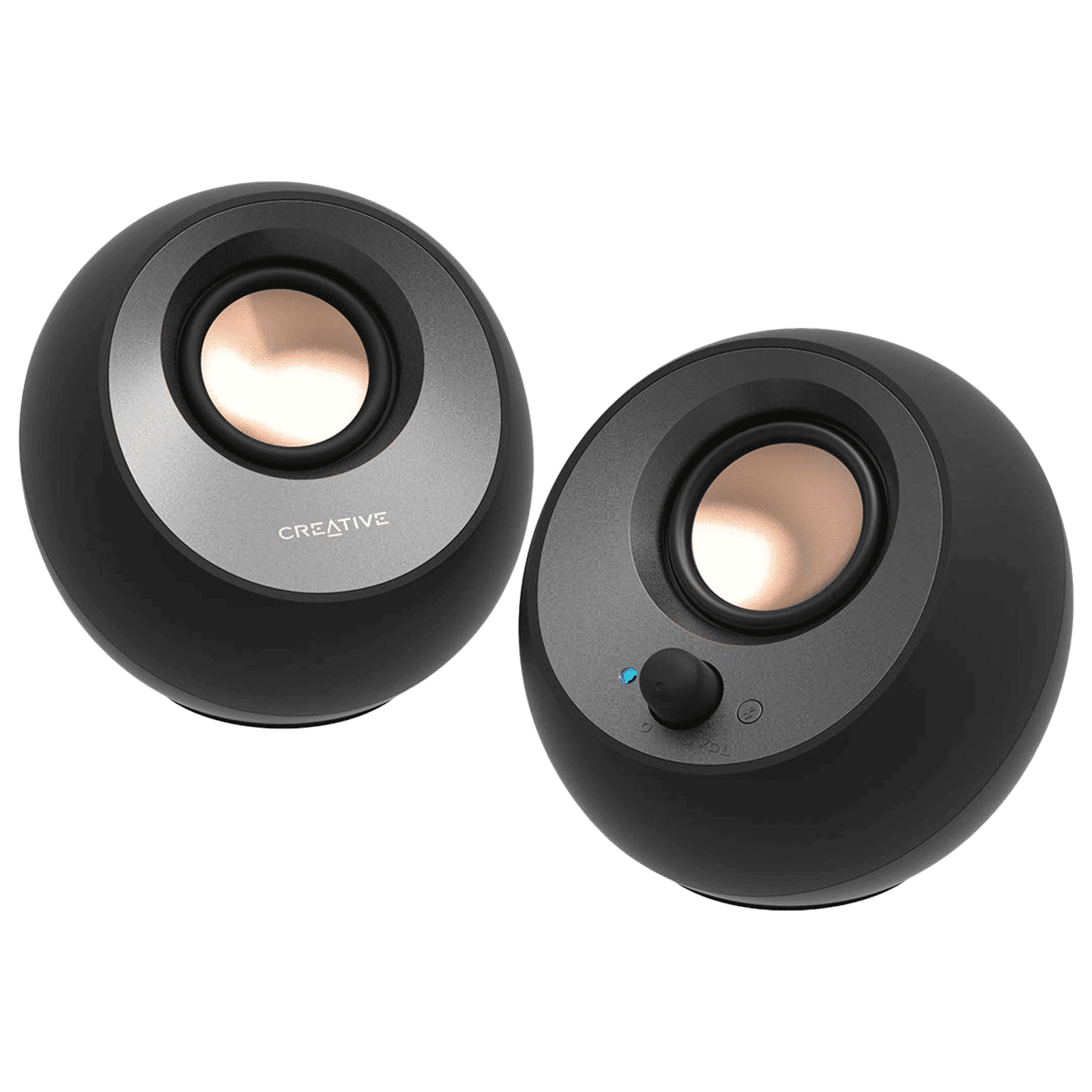 Creative Pebble V3 16W Multimedia Speaker (45 Degree Elevated Drivers, 2.0 Channel, Black) Creative Pebble V3 16W Multimedia Speaker (45 Degree Elevated Drivers, 2.0 Channel, Black)_1