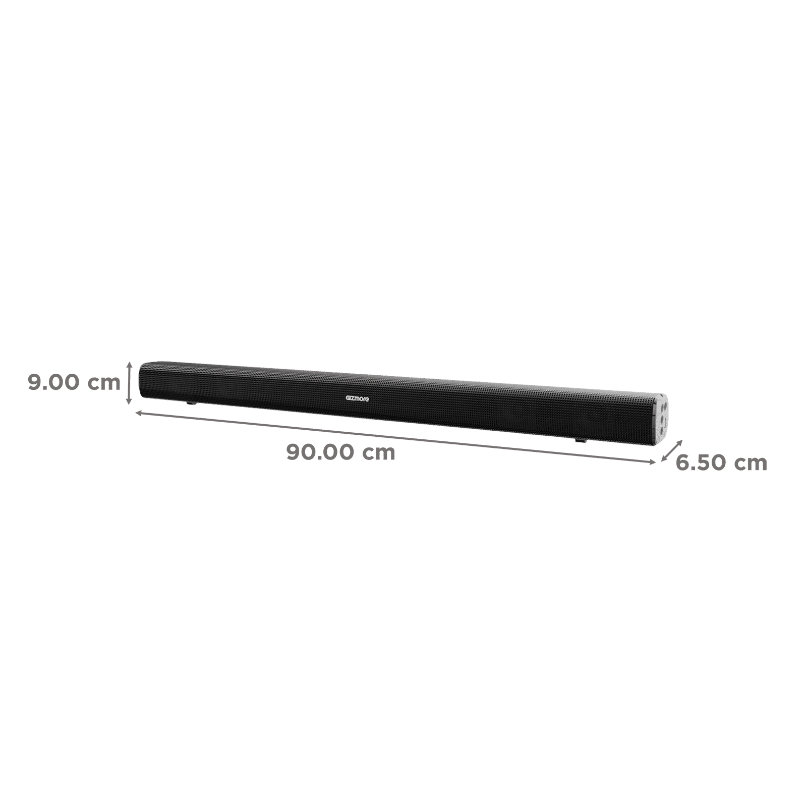 GIZmore BAR6100 60W Bluetooth Soundbar with Remote (360 Degree Surround Sound, 2.0 Channel, Black)_3