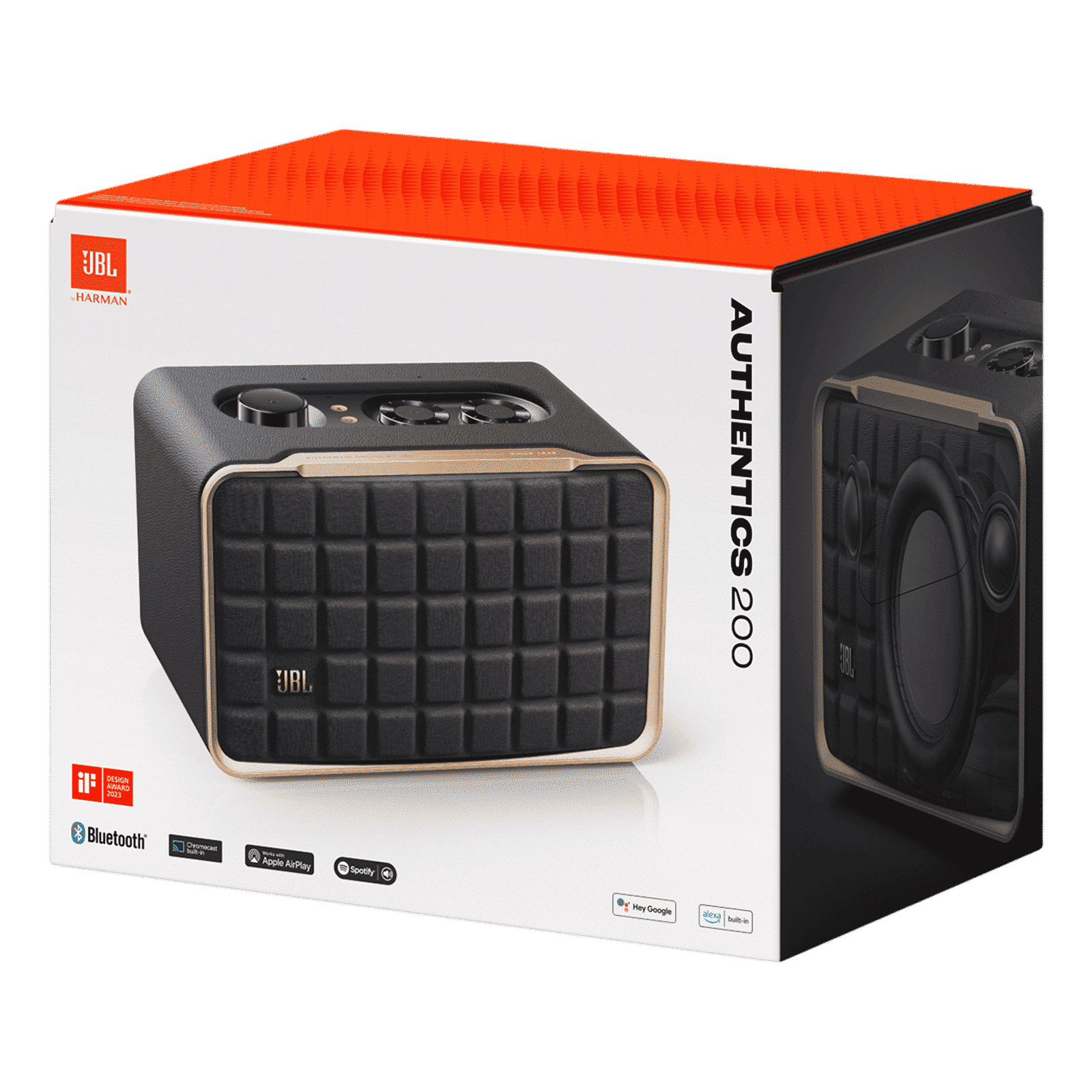 JBL Authentics 200 90W Portable Bluetooth Speaker (Automatic Self Tuning, 2.0 Channel, Black) JBL Authentics 200 90W Portable Bluetooth Speaker (Automatic Self Tuning, 2.0 Channel, Black)_14