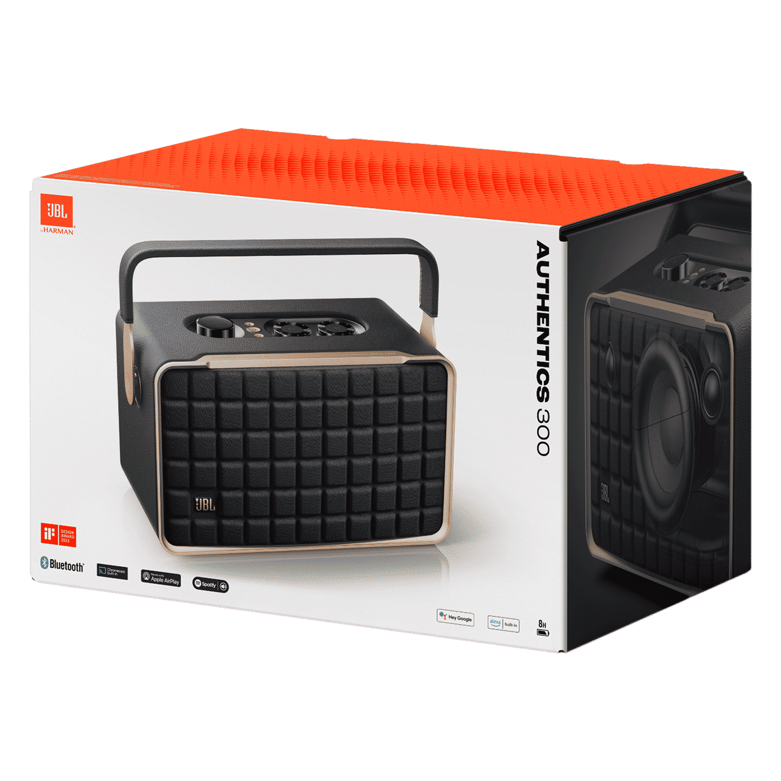JBL Authentics 300 100W Portable Bluetooth Speaker (Automatic Self Tuning, Stereo Channel, Black) JBL Authentics 300 100W Portable Bluetooth Speaker (Automatic Self Tuning, Stereo Channel, Black)_14