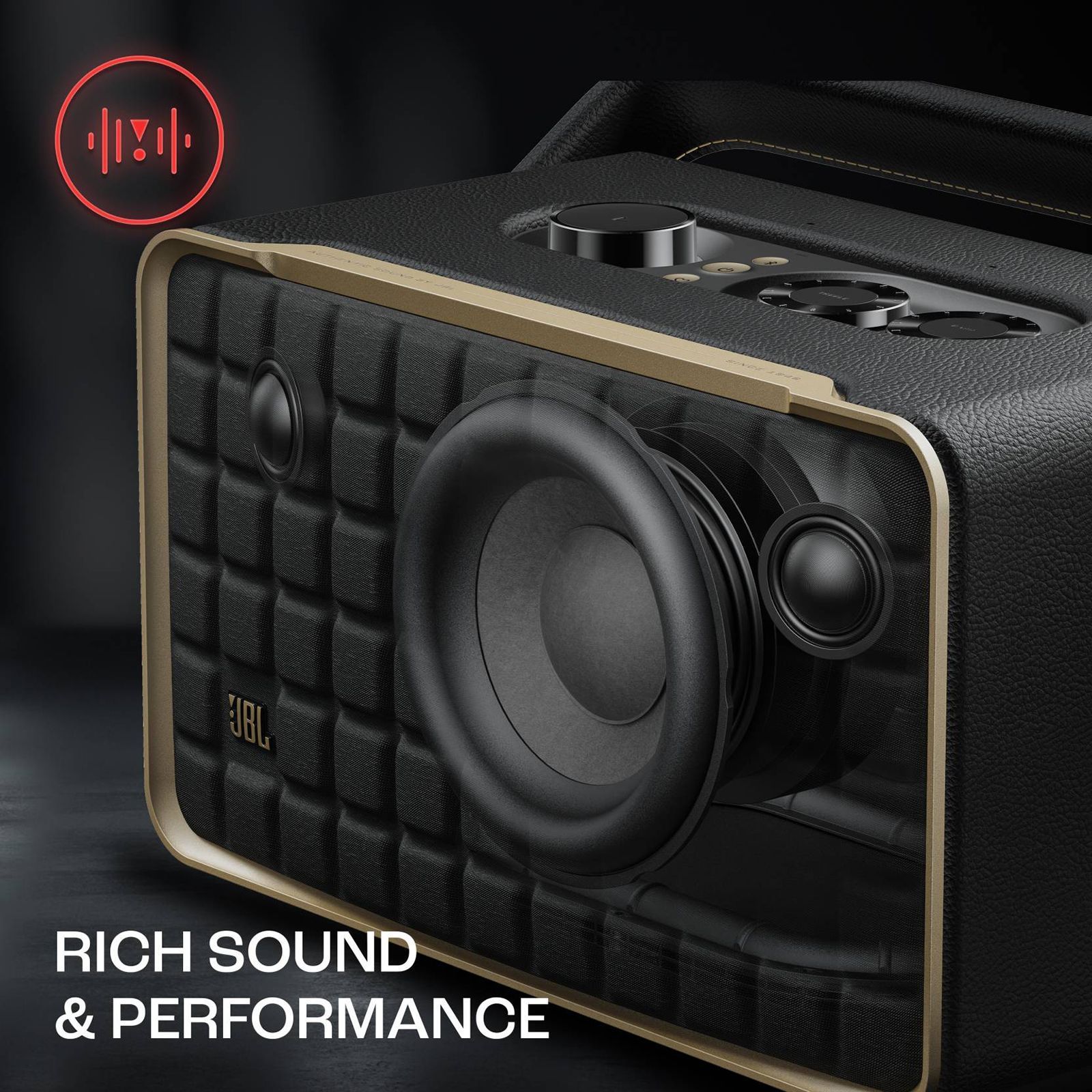 JBL Authentics 300 100W Portable Bluetooth Speaker (Automatic Self Tuning, Stereo Channel, Black) JBL Authentics 300 100W Portable Bluetooth Speaker (Automatic Self Tuning, Stereo Channel, Black)_16