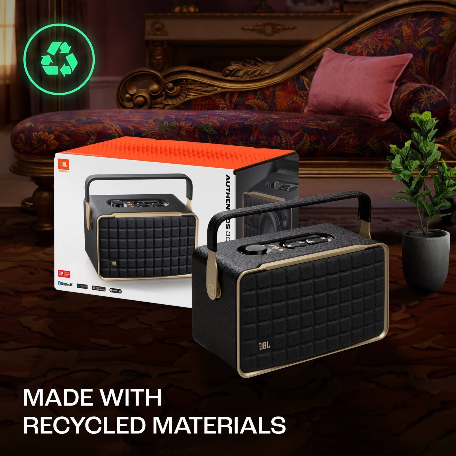 JBL Authentics 300 100W Portable Bluetooth Speaker (Automatic Self Tuning, Stereo Channel, Black) JBL Authentics 300 100W Portable Bluetooth Speaker (Automatic Self Tuning, Stereo Channel, Black)_18