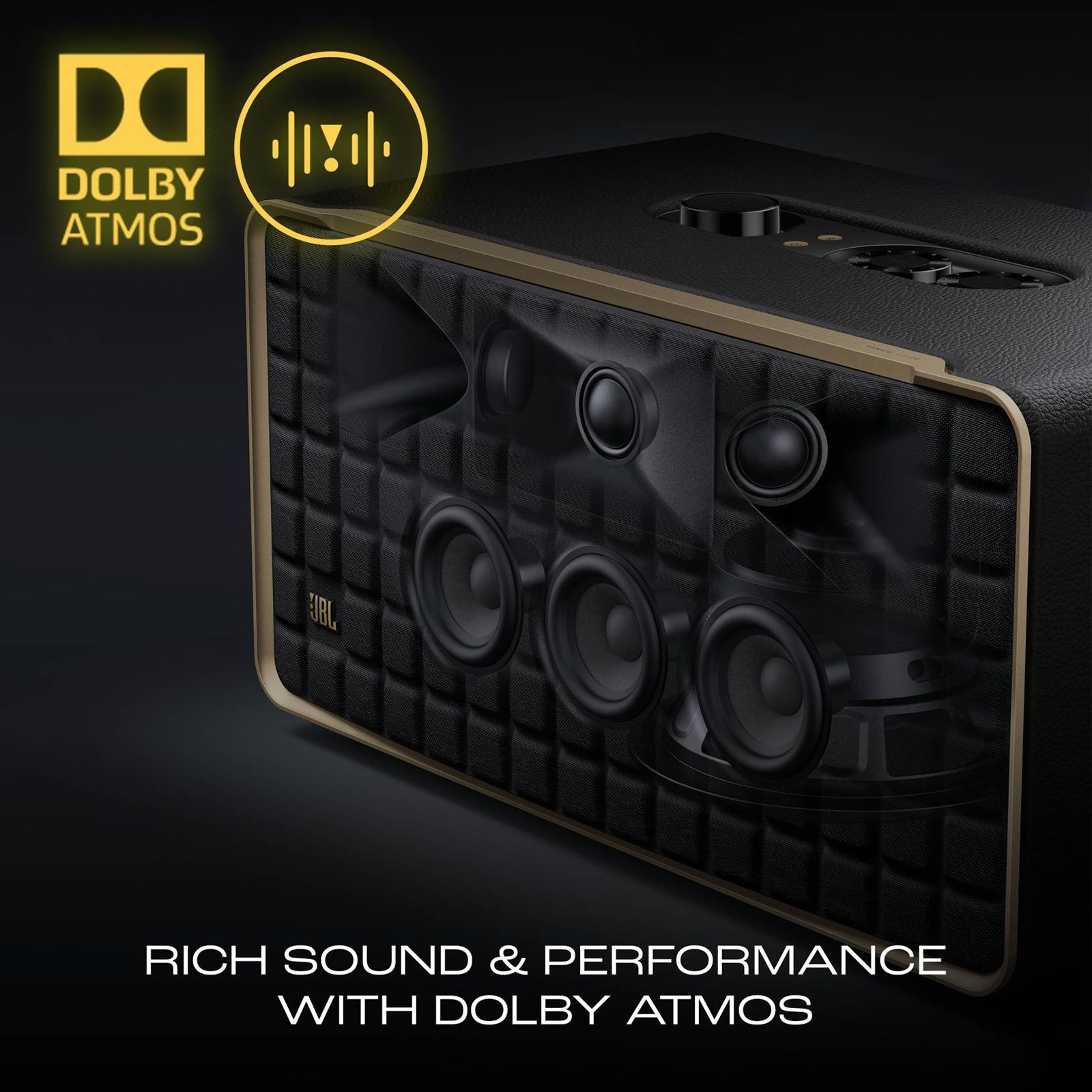 JBL Authentics 500 270W Portable Bluetooth Speaker (Dolby Atmos, 3.1 Channel, Black)_15