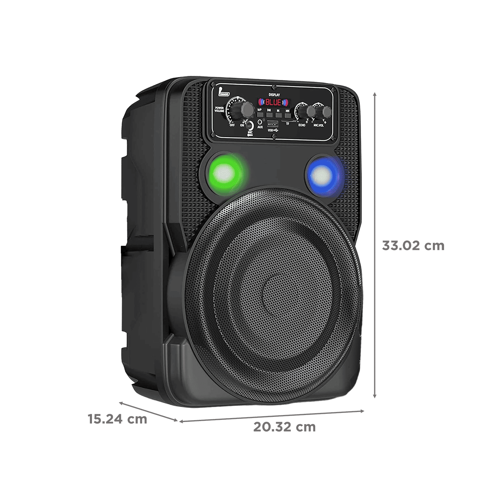 Krisons Ultima 30W Bluetooth Party Speaker with Mic (Karaoke Supported, 2.1 Channel, Black)_2