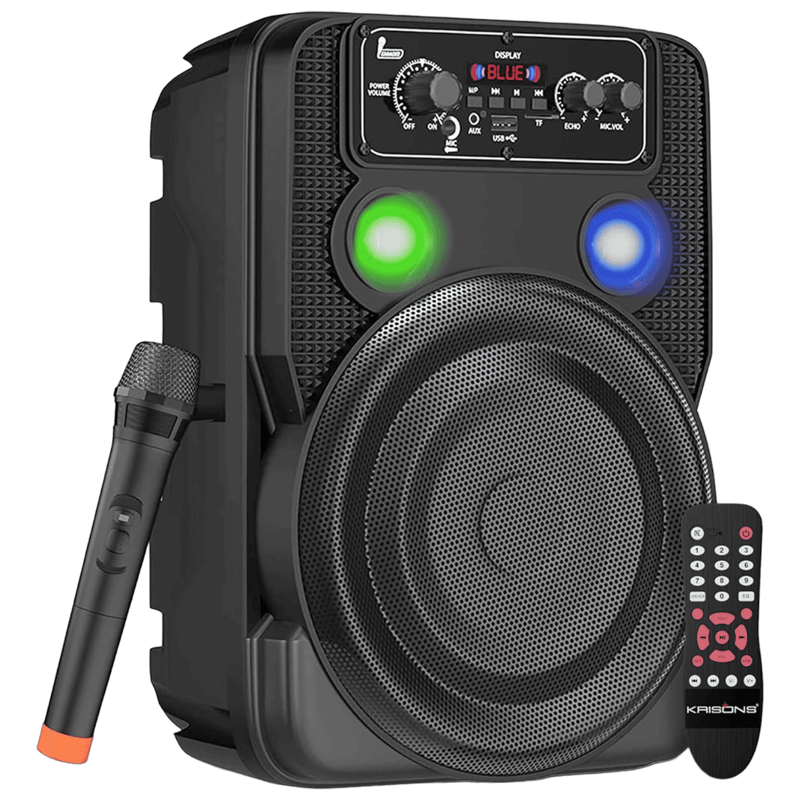 Krisons Ultima 30W Bluetooth Party Speaker with Mic (Karaoke Supported, 2.1 Channel, Black)_1