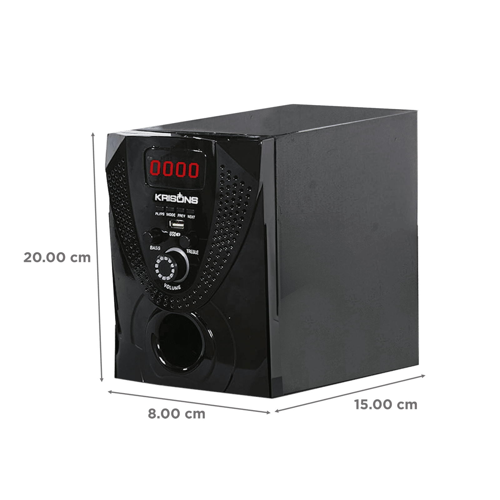 Krisons Nexon 30W Bluetooth Home Theatre with Remote (Deep Bass, 5.1 Channel, Black) Krisons Nexon 30W Bluetooth Home Theatre with Remote (Deep Bass, 5.1 Channel, Black)_2