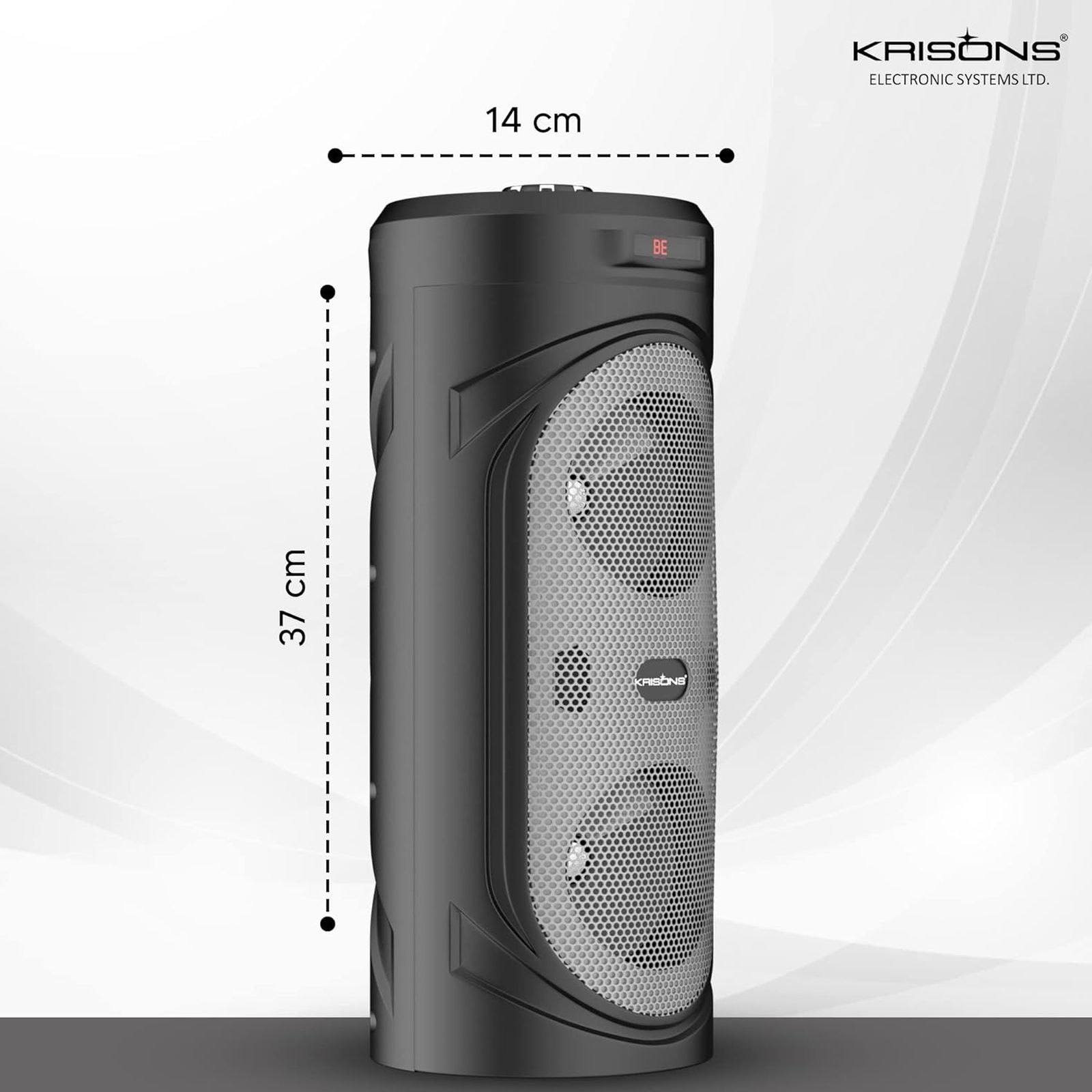 Krisons Silverstar 40W Bluetooth Party Speaker with Mic (Surround Sound, 2.1 Channel, Black) Krisons Silverstar 40W Bluetooth Party Speaker with Mic (Surround Sound, 2.1 Channel, Black)_8