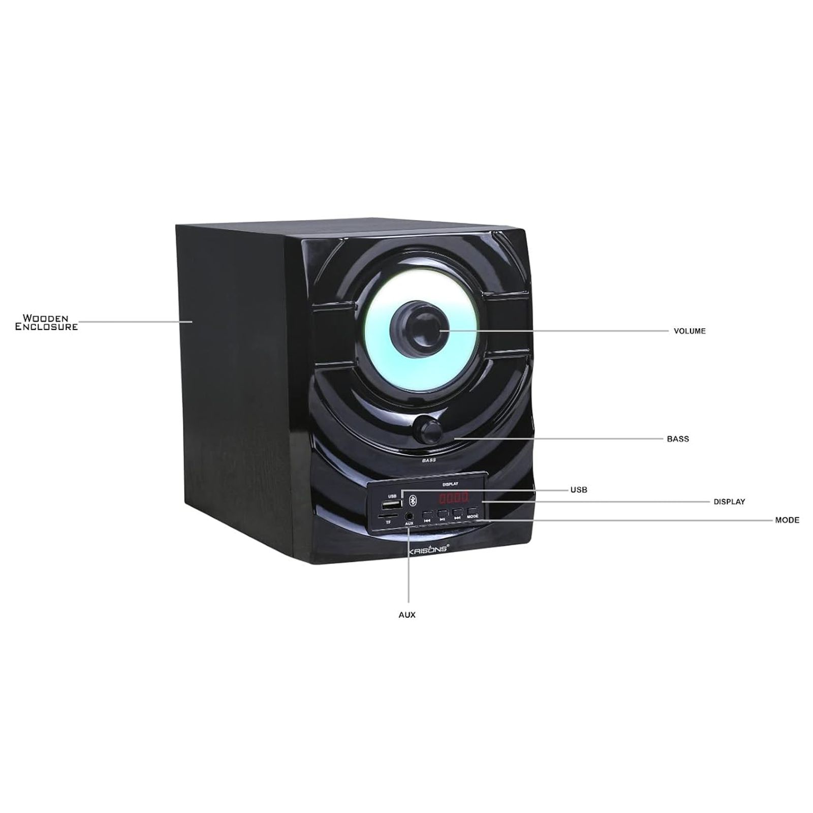 Krisons Boom 75W Bluetooth Home Theatre with Remote (7.1 Channel, Black) Krisons Boom 75W Bluetooth Home Theatre with Remote (7.1 Channel, Black)_7