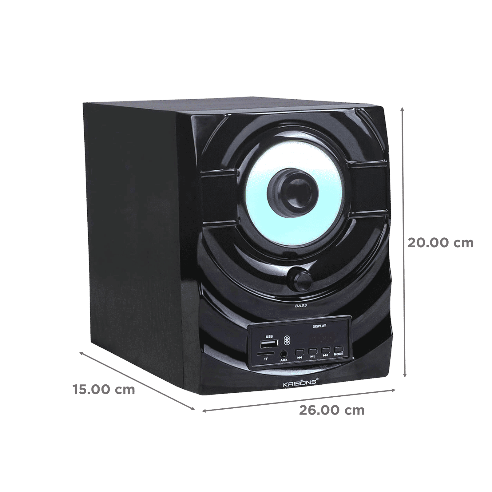 Krisons Boom 75W Bluetooth Home Theatre with Remote (7.1 Channel, Black) Krisons Boom 75W Bluetooth Home Theatre with Remote (7.1 Channel, Black)_2