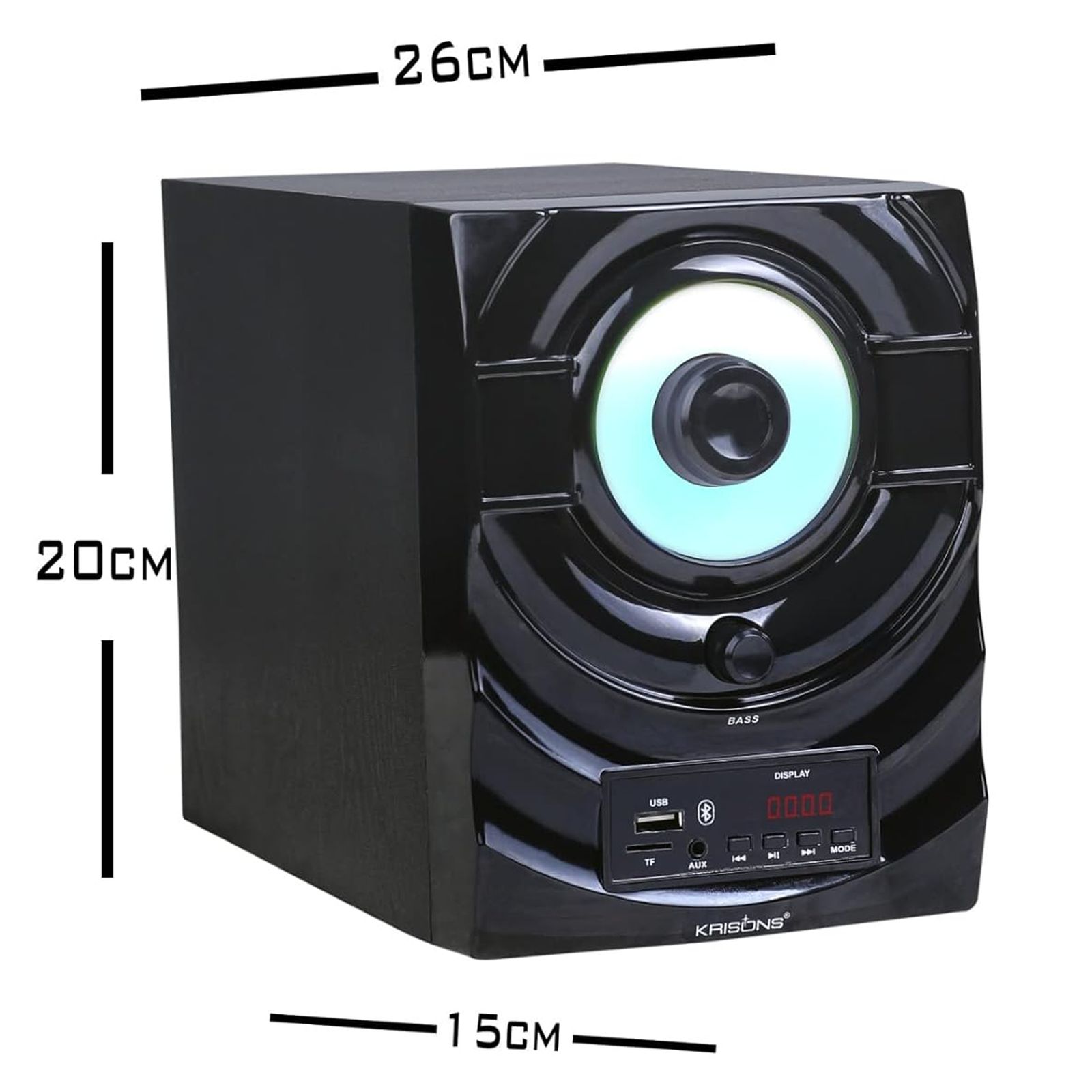 Krisons Boom 75W Bluetooth Home Theatre with Remote (7.1 Channel, Black) Krisons Boom 75W Bluetooth Home Theatre with Remote (7.1 Channel, Black)_5