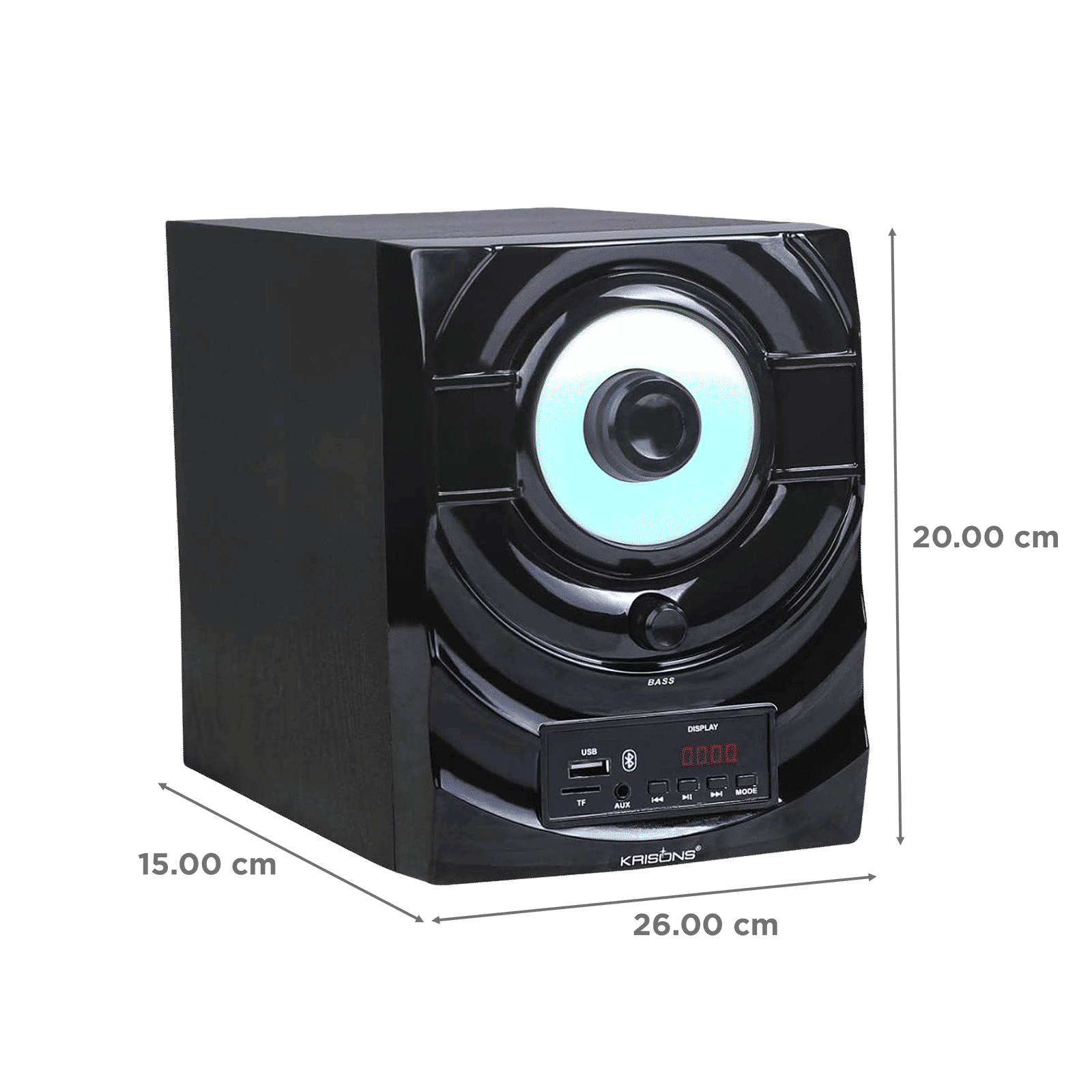 Krisons Crown 60W Bluetooth Home Theatre with Remote (5.1 Channel, Black) Krisons Crown 60W Bluetooth Home Theatre with Remote (5.1 Channel, Black)_2