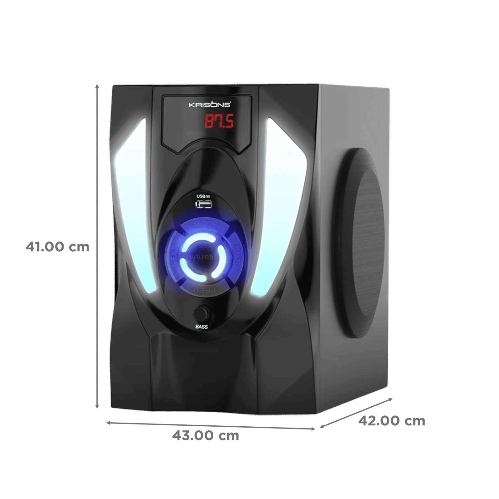 Krisons Superstar Bluetooth Home Theatre with Remote (Surround Sound, 4.1 Channel, Black) Krisons Superstar Bluetooth Home Theatre with Remote (Surround Sound, 4.1 Channel, Black)_2